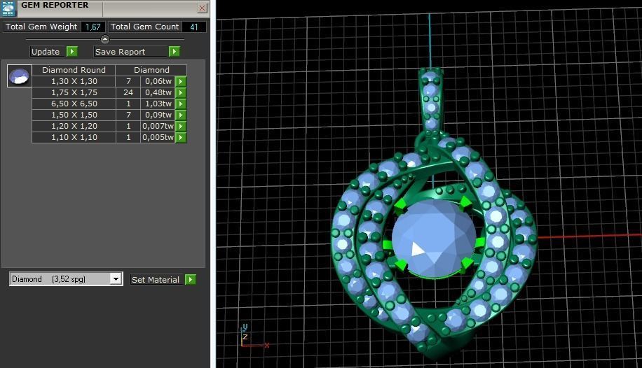Pendant Model 3201 3D print model_9