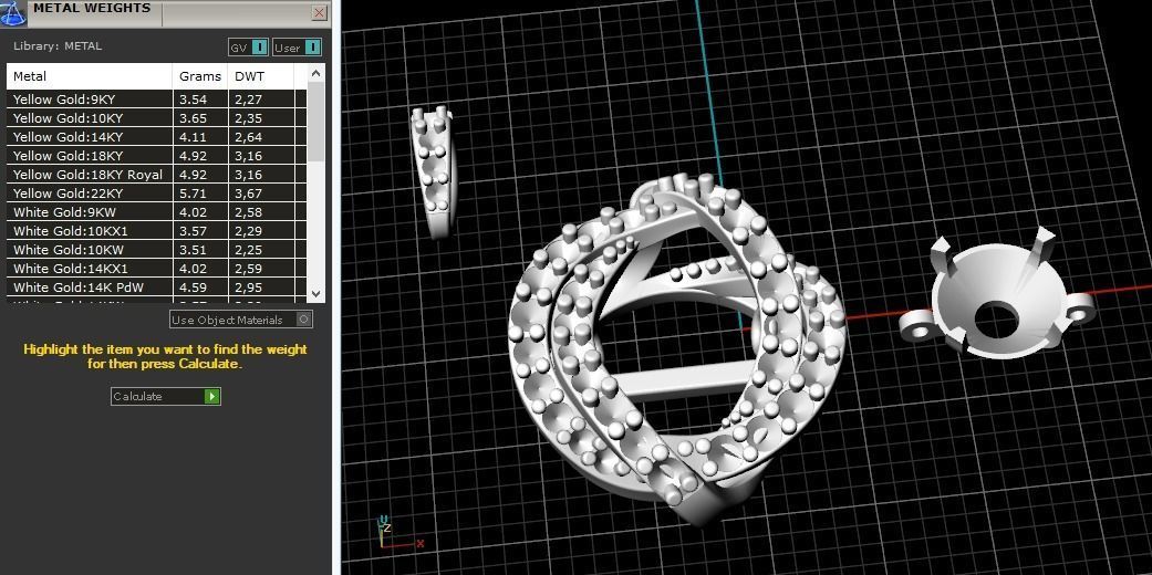 Pendant Model 3201 3D print model_8