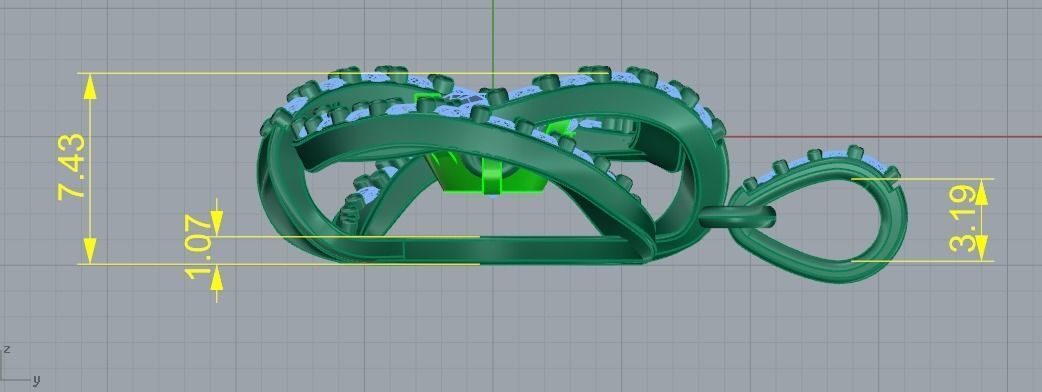 Pendant Model 3201 3D print model_7