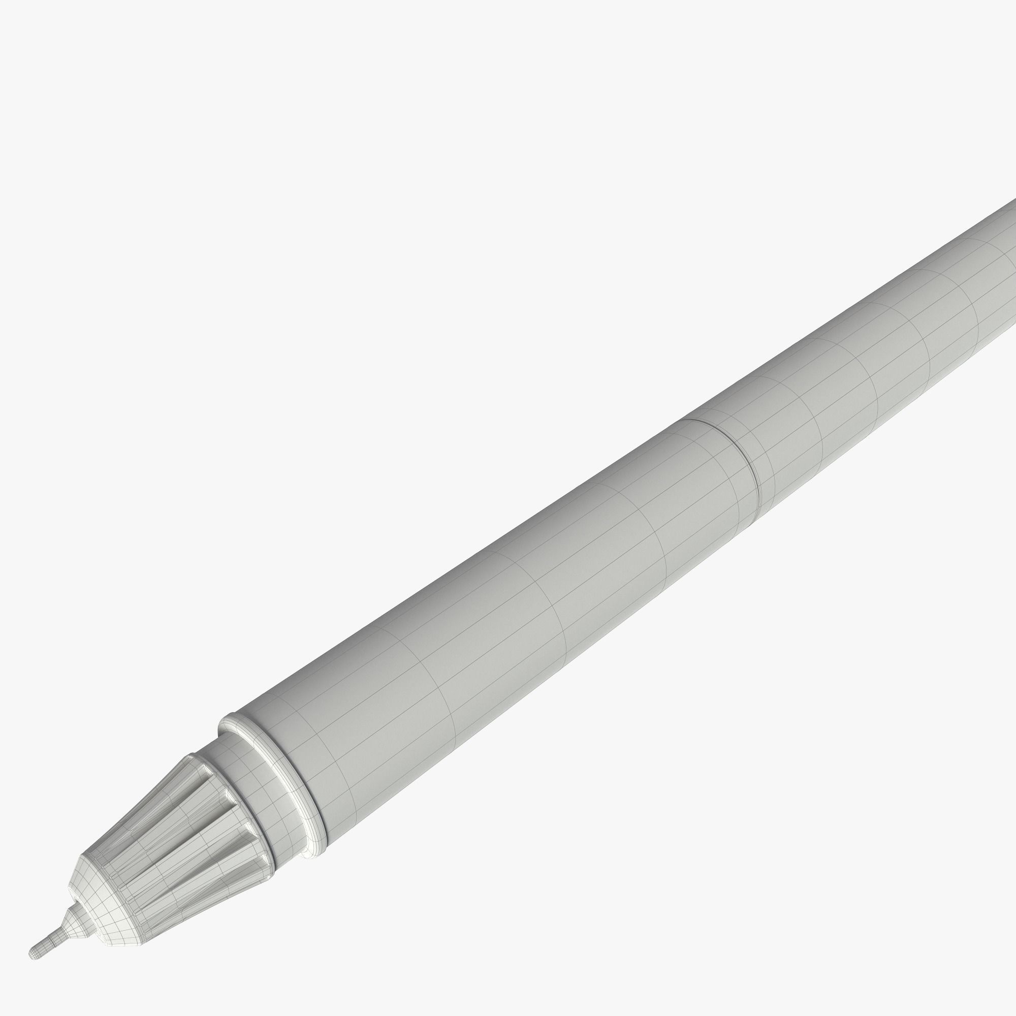 Finetip pen 3D model_9