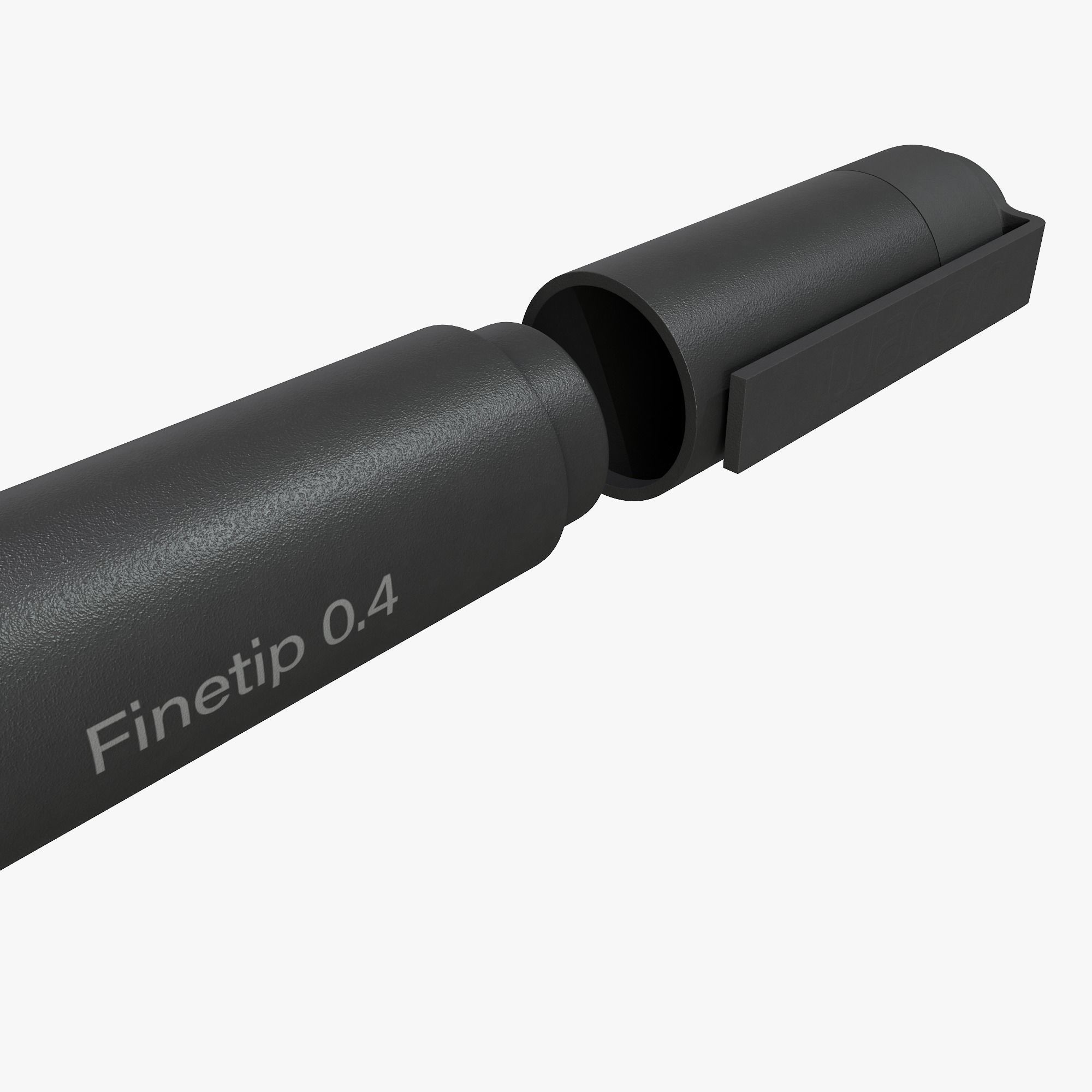 Finetip pen 3D model_6