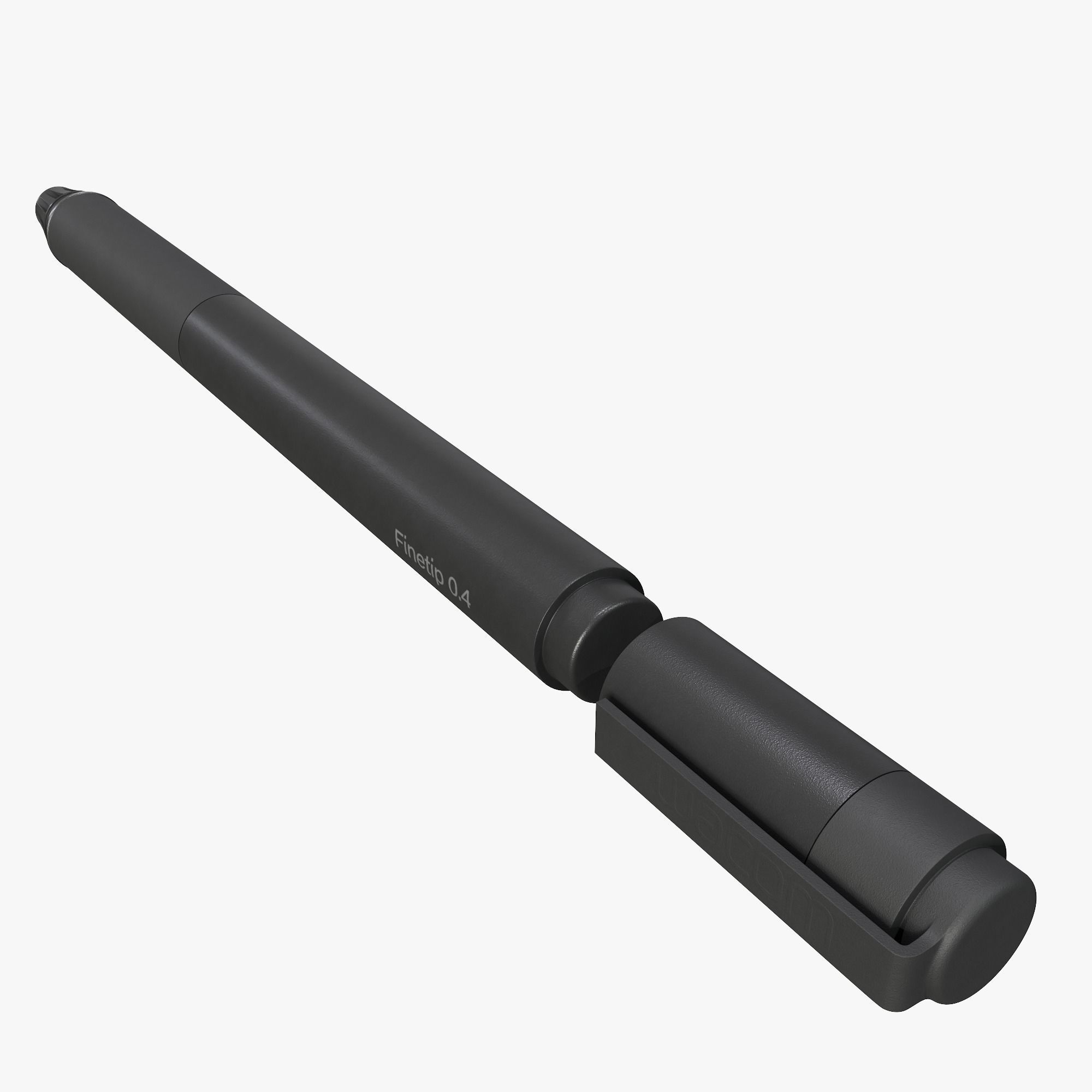Finetip pen 3D model_4