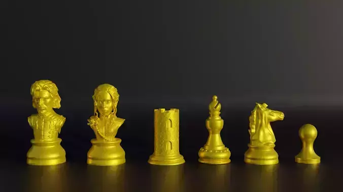Game Of Thrones Figure Chess Set -  8 Different Pieces