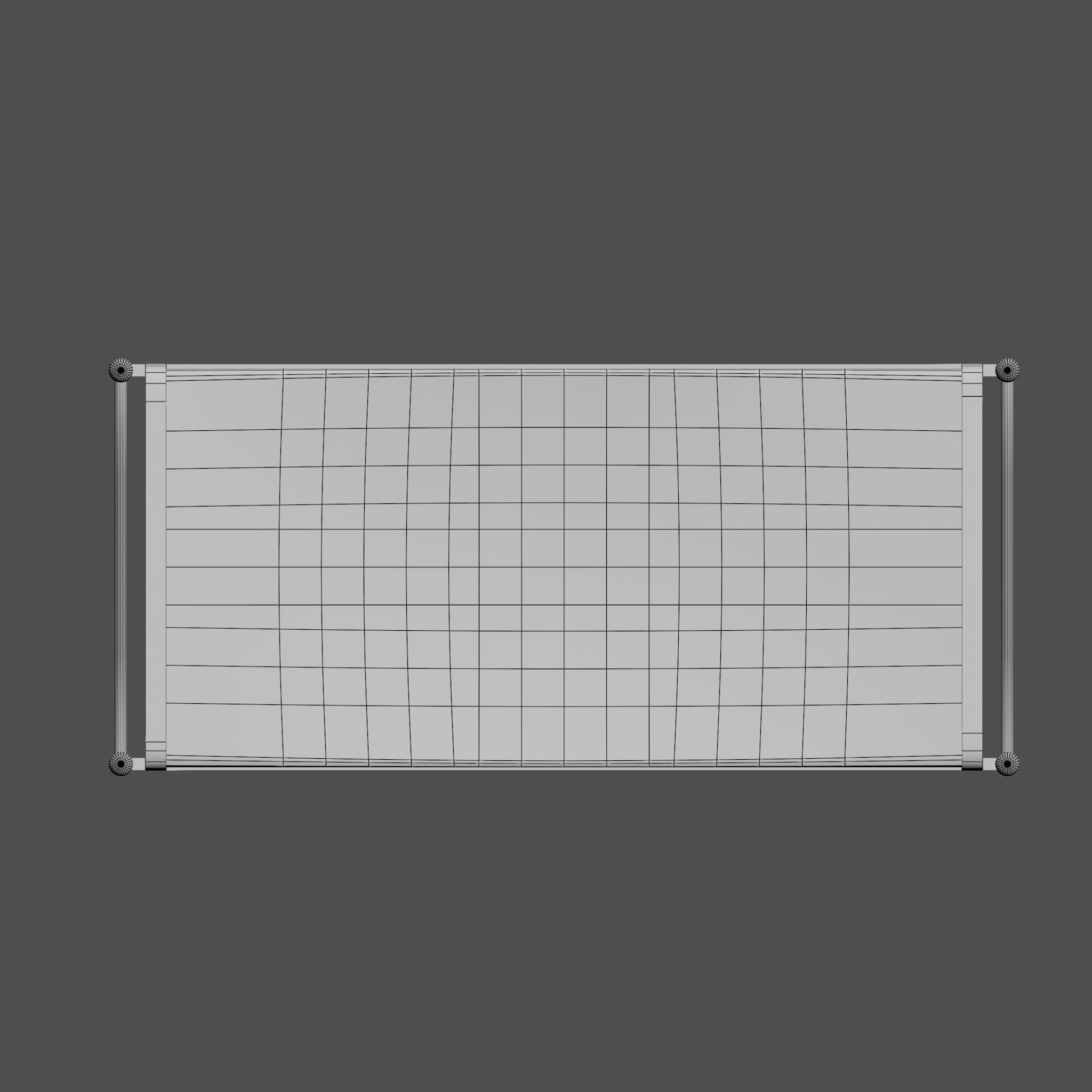 Metal Bed Frame 3D model_14