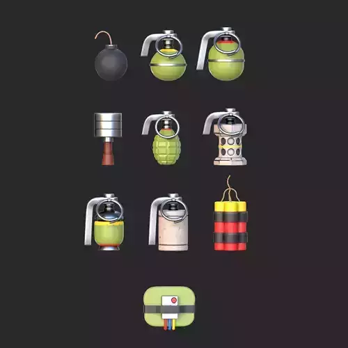 Stylized Grenade Pack