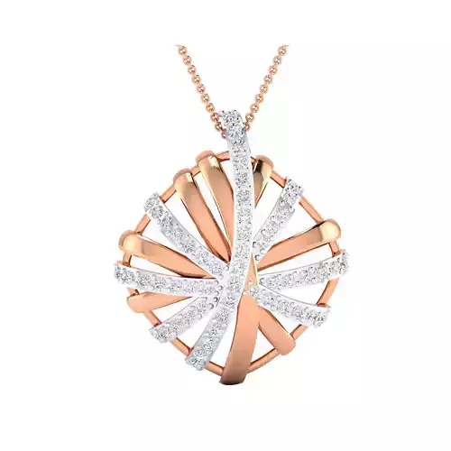 Women Pendant STL OBJ FBX Renders Details