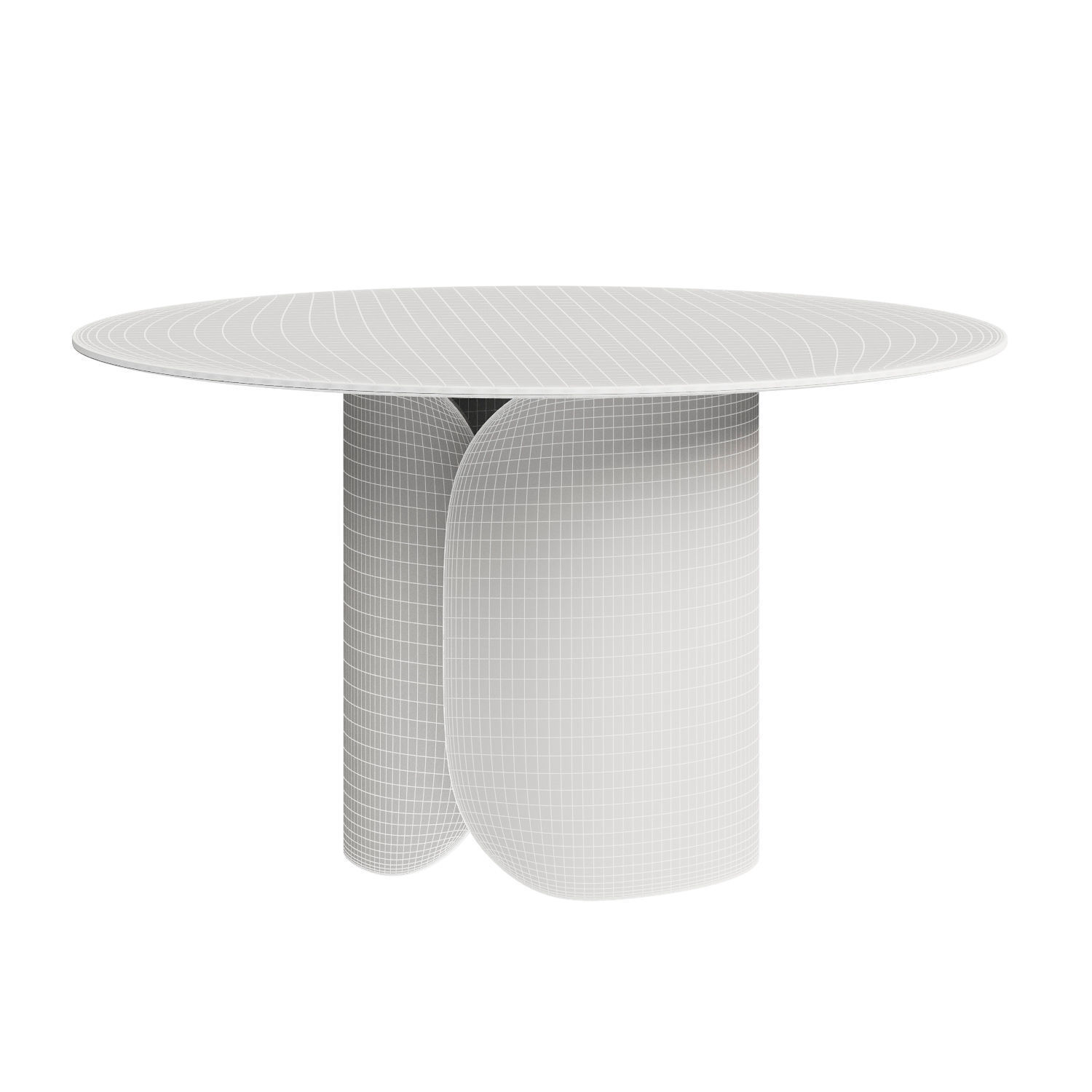 Oscar Opera Contemporary Table set 3D model_9
