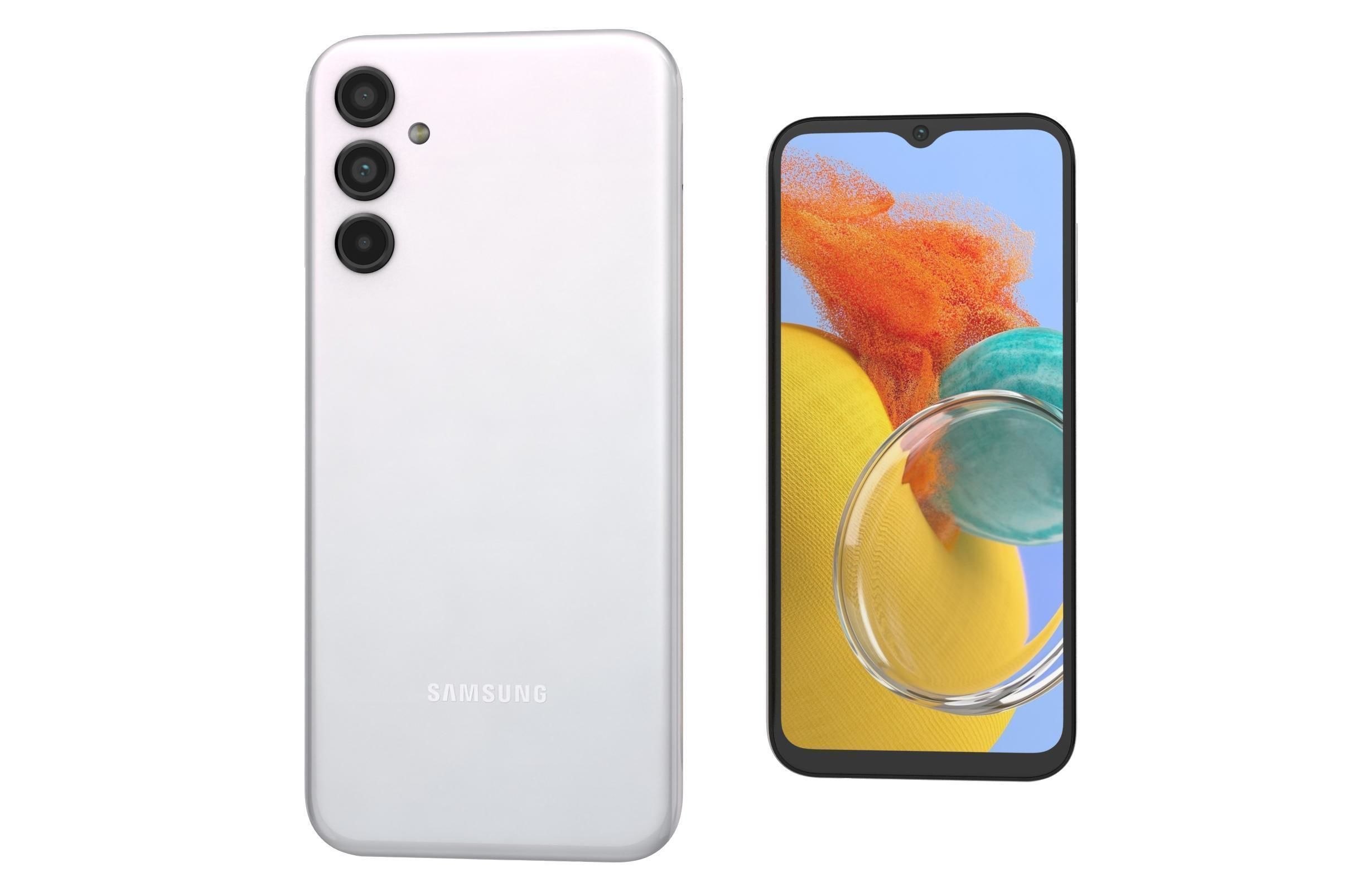 Samsung Galaxy M14 All Colors Low-poly 3D model_32