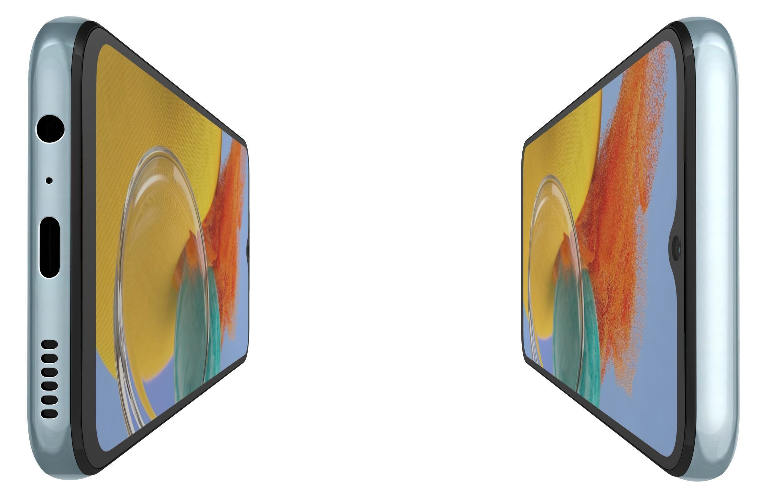 Samsung Galaxy M14 All Colors Low-poly 3D model_21