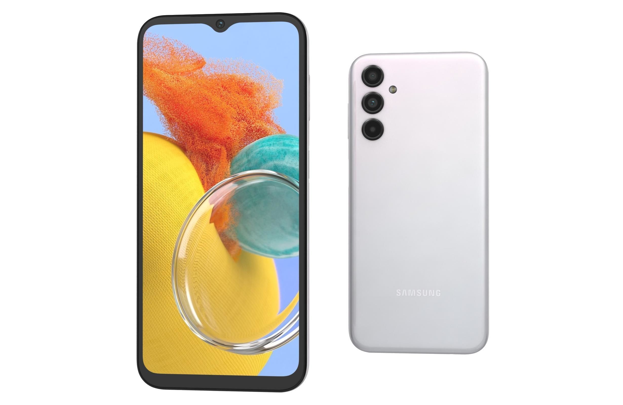 Samsung Galaxy M14 All Colors Low-poly 3D model_31