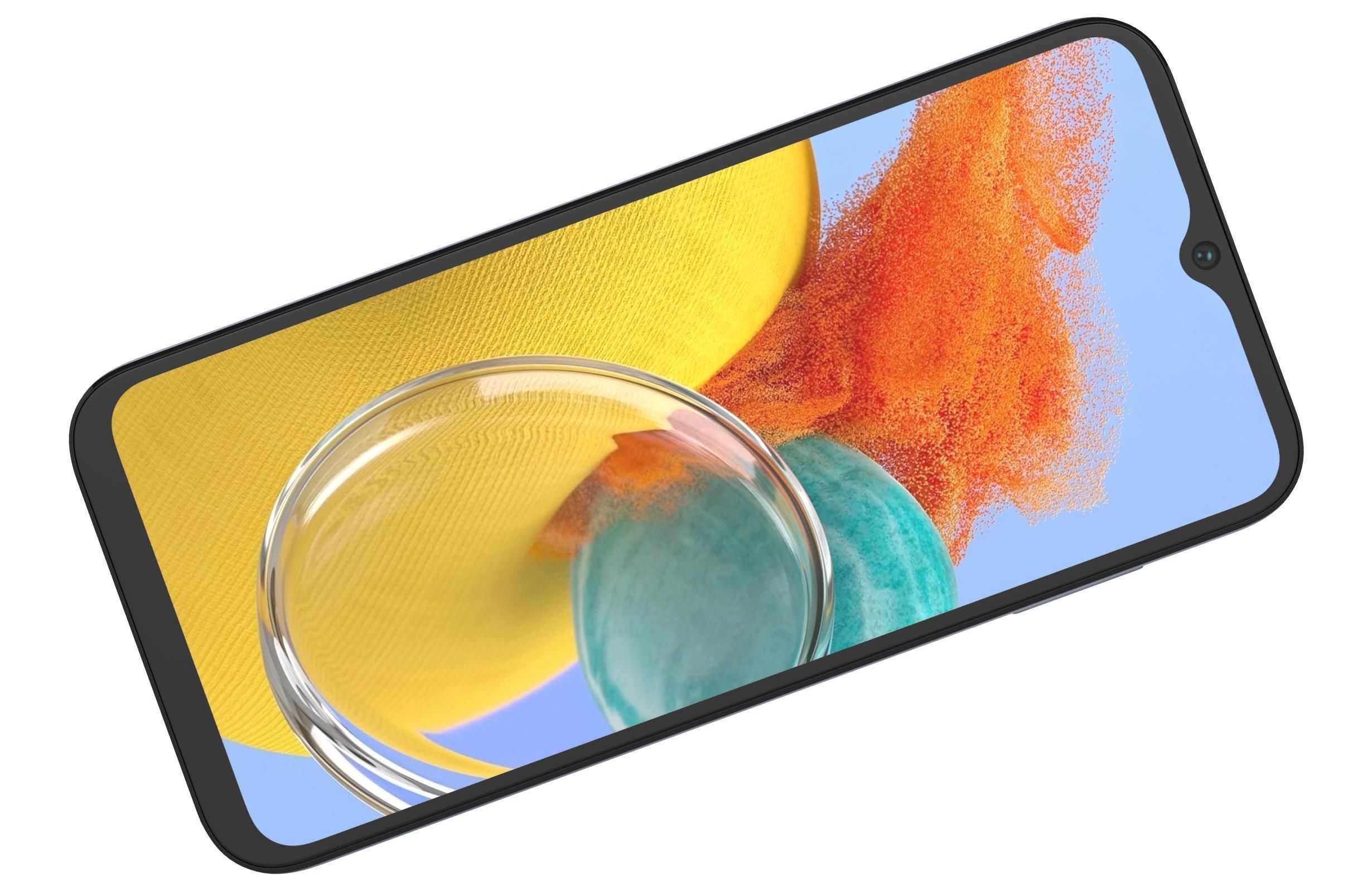 Samsung Galaxy M14 All Colors Low-poly 3D model_11