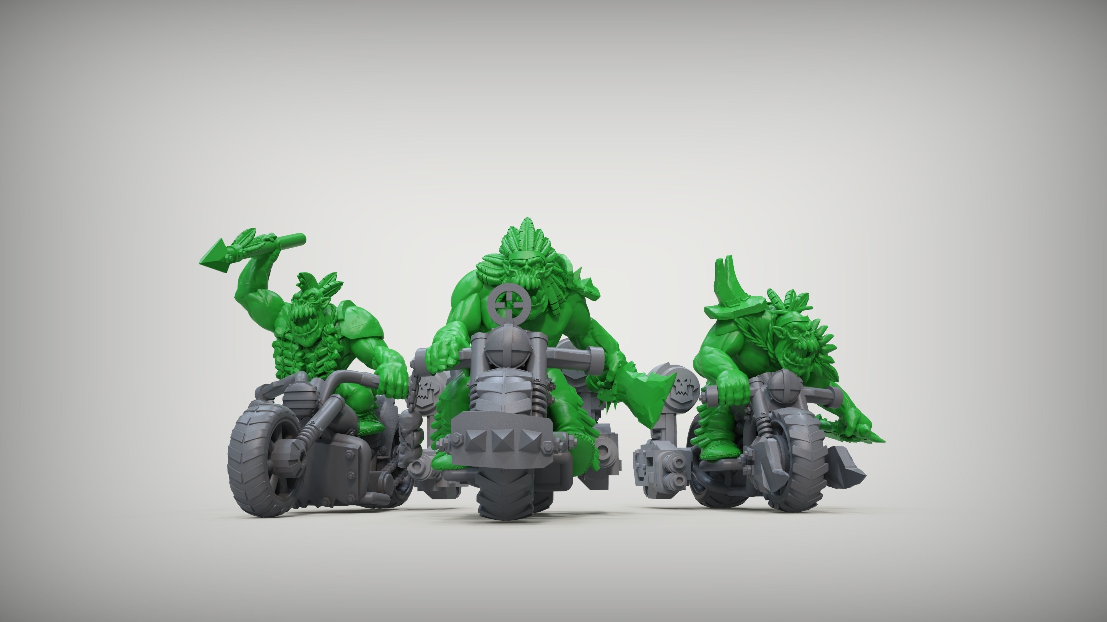 TATANKA RIDERS 3D print model_1
