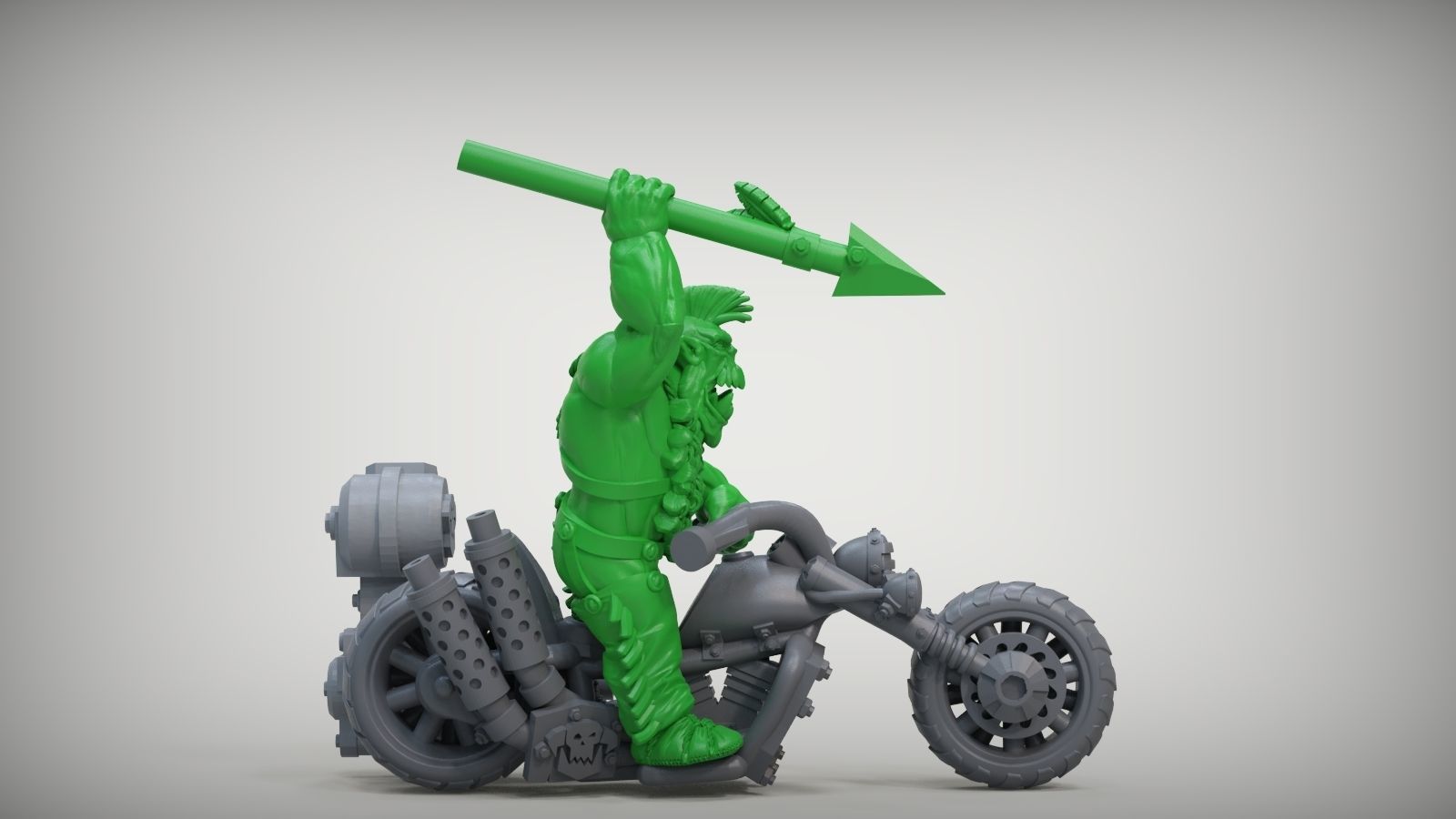TATANKA RIDERS 3D print model_6