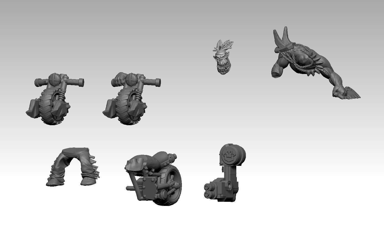 TATANKA RIDERS 3D print model_8
