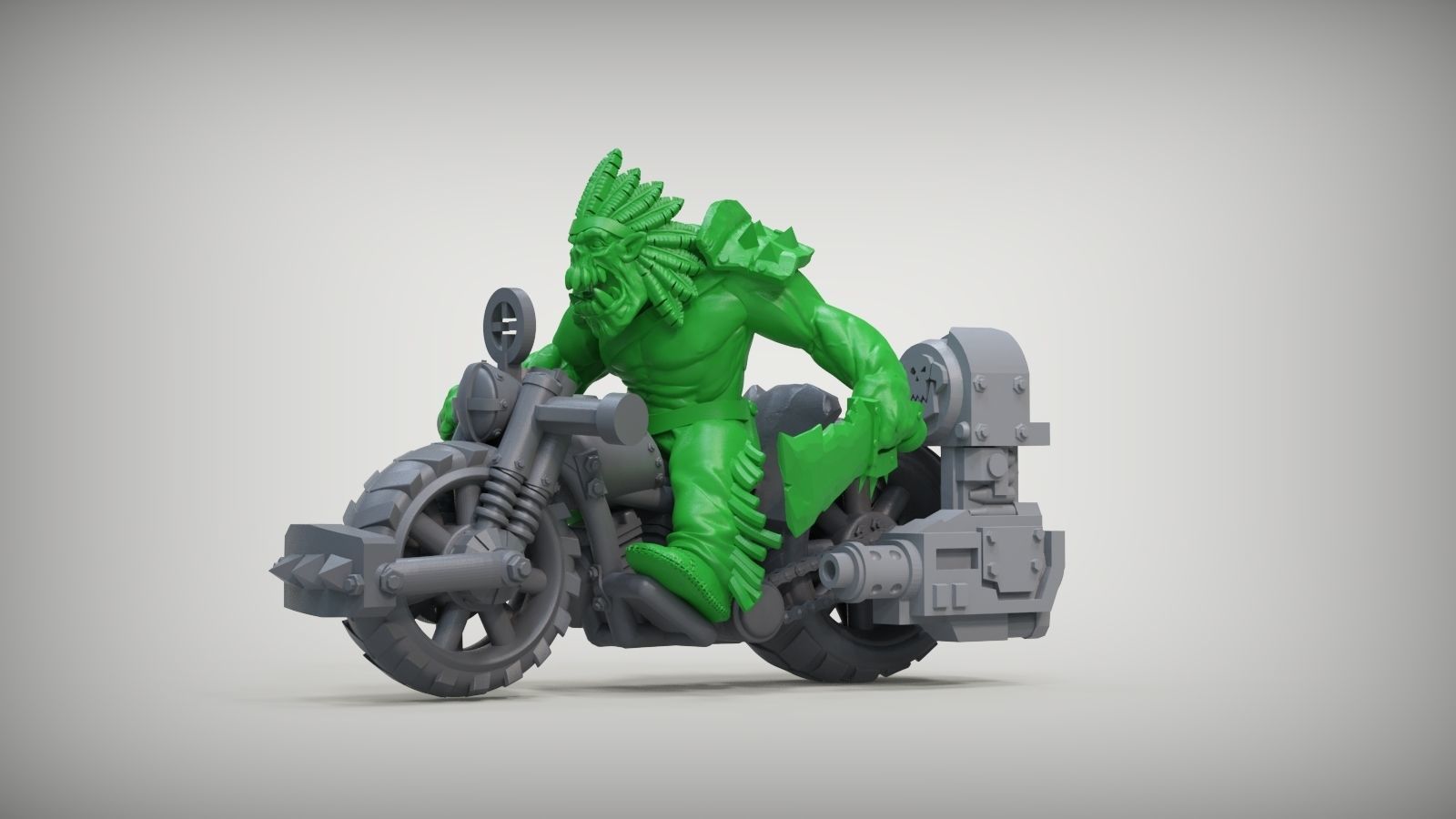 TATANKA RIDERS 3D print model_9