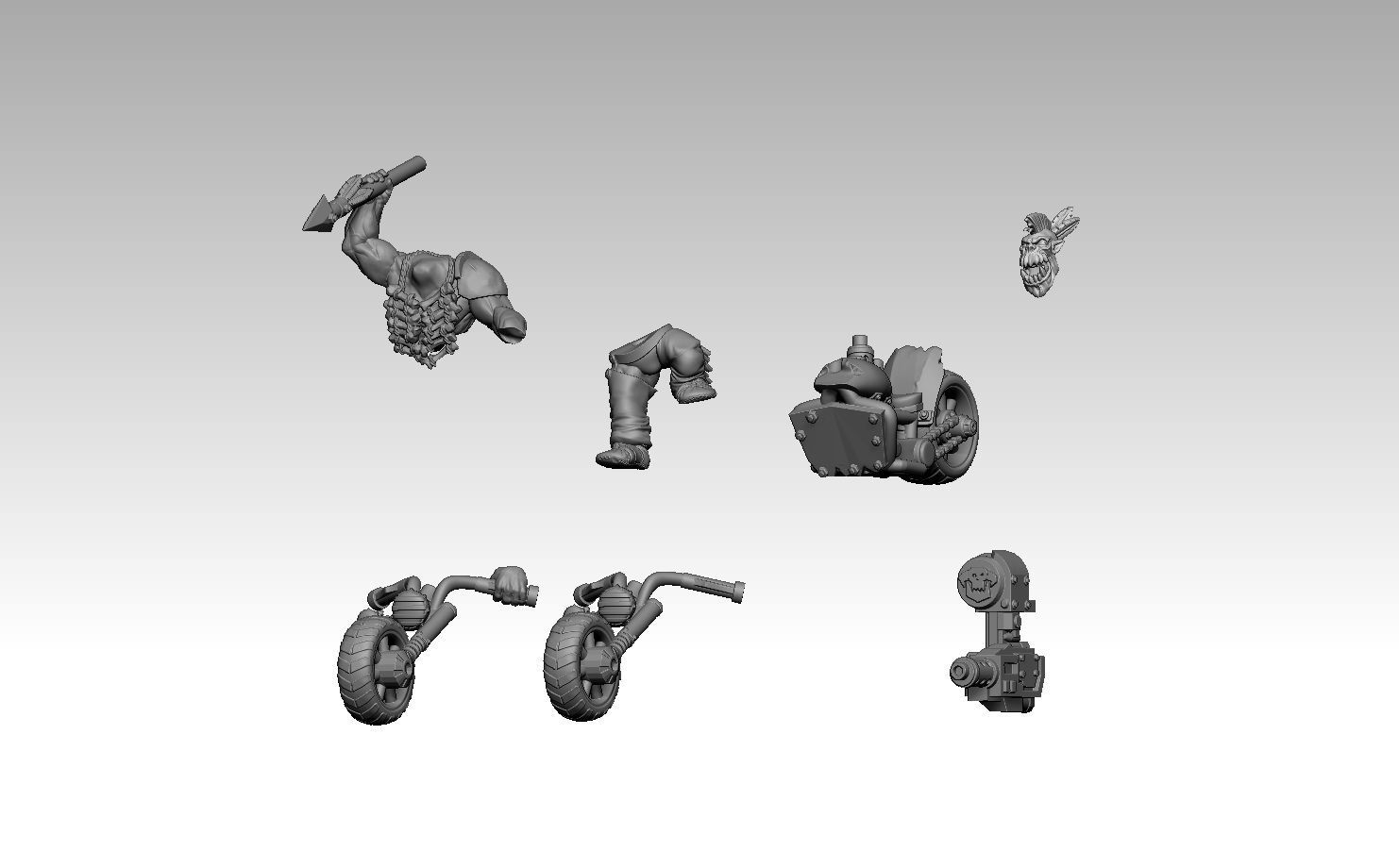 TATANKA RIDERS 3D print model_5