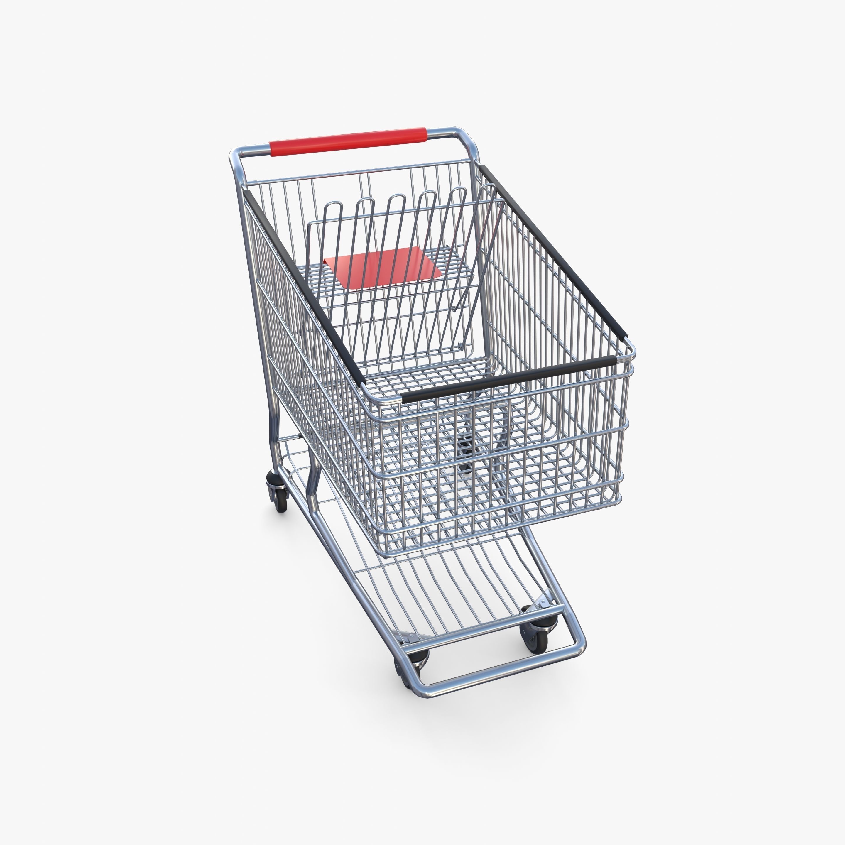 Shopping cart v6 3D model_11