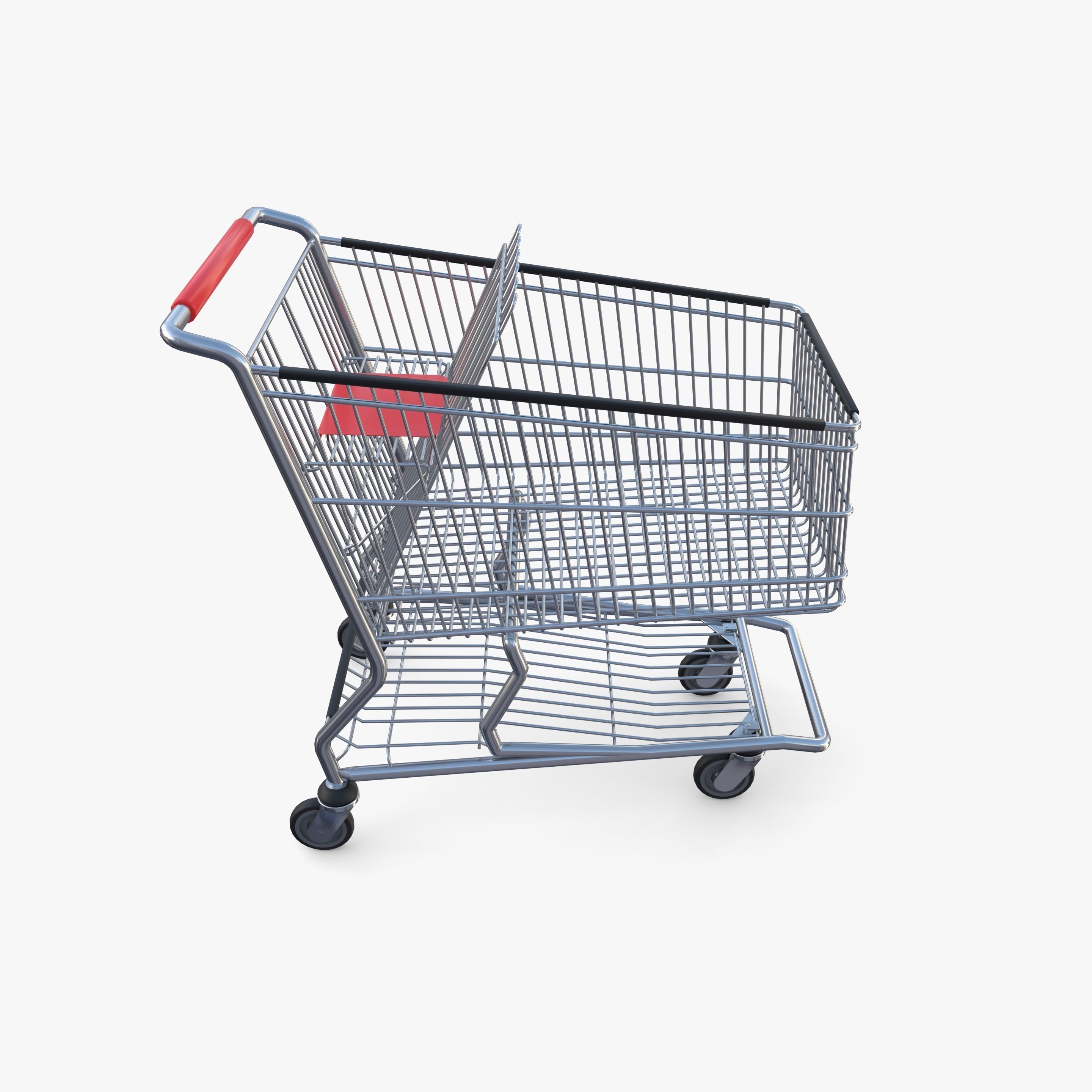Shopping cart v6 3D model_10