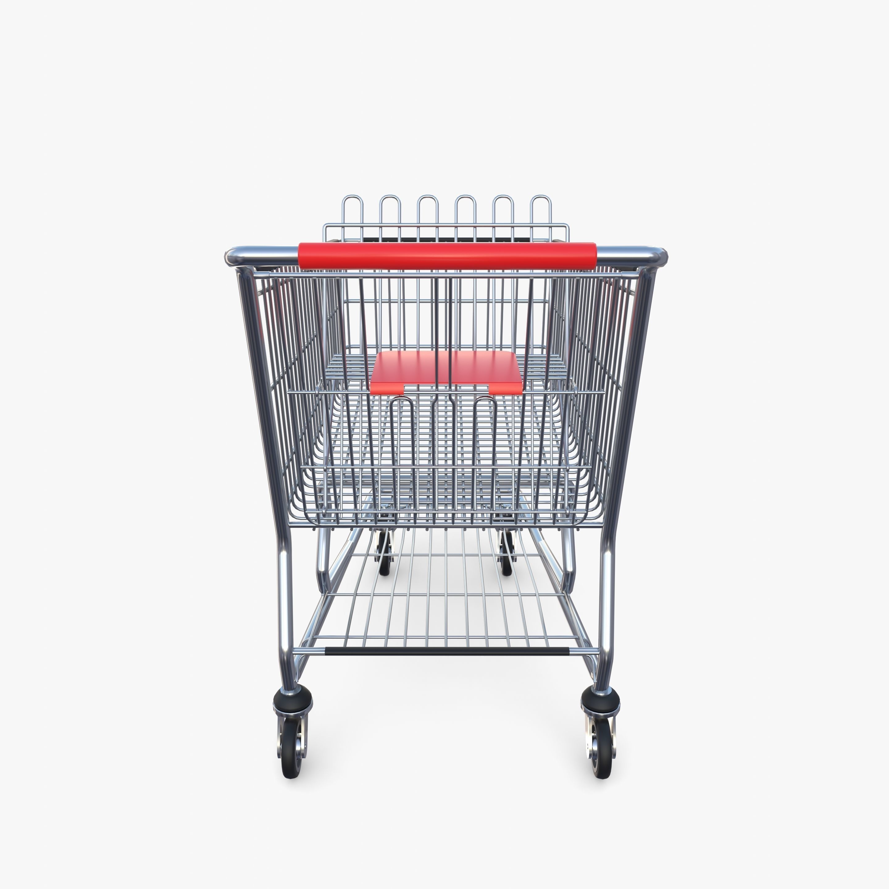 Shopping cart v6 3D model_4