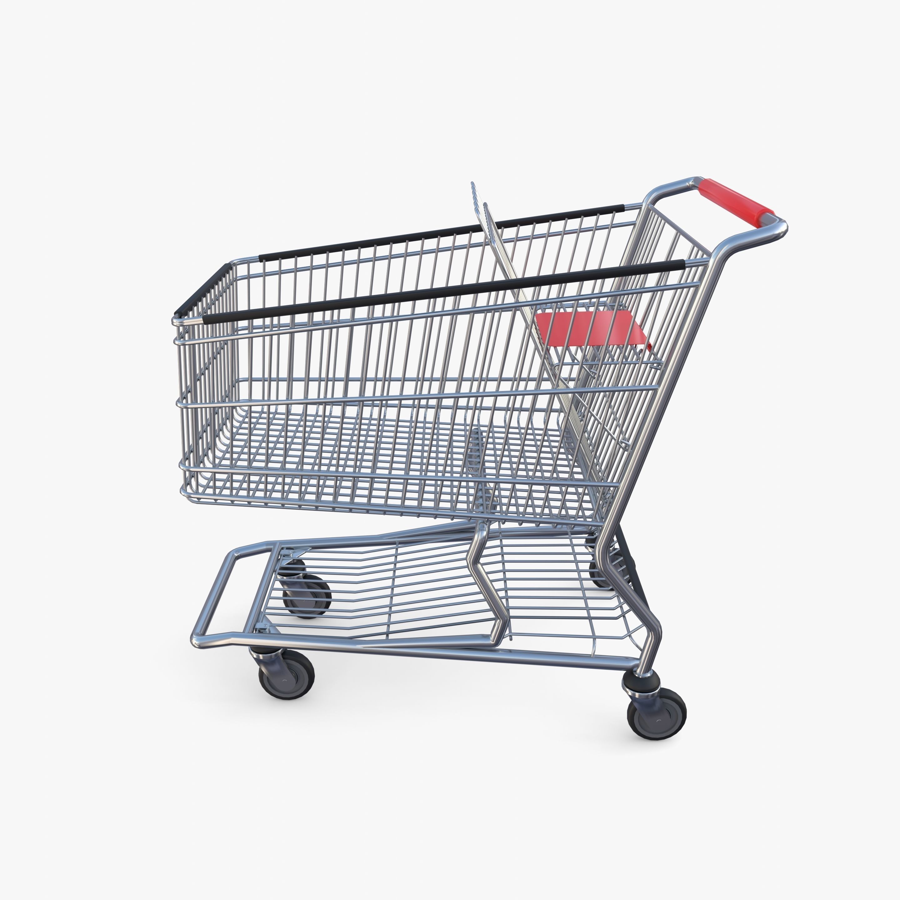 Shopping cart v6 3D model_2