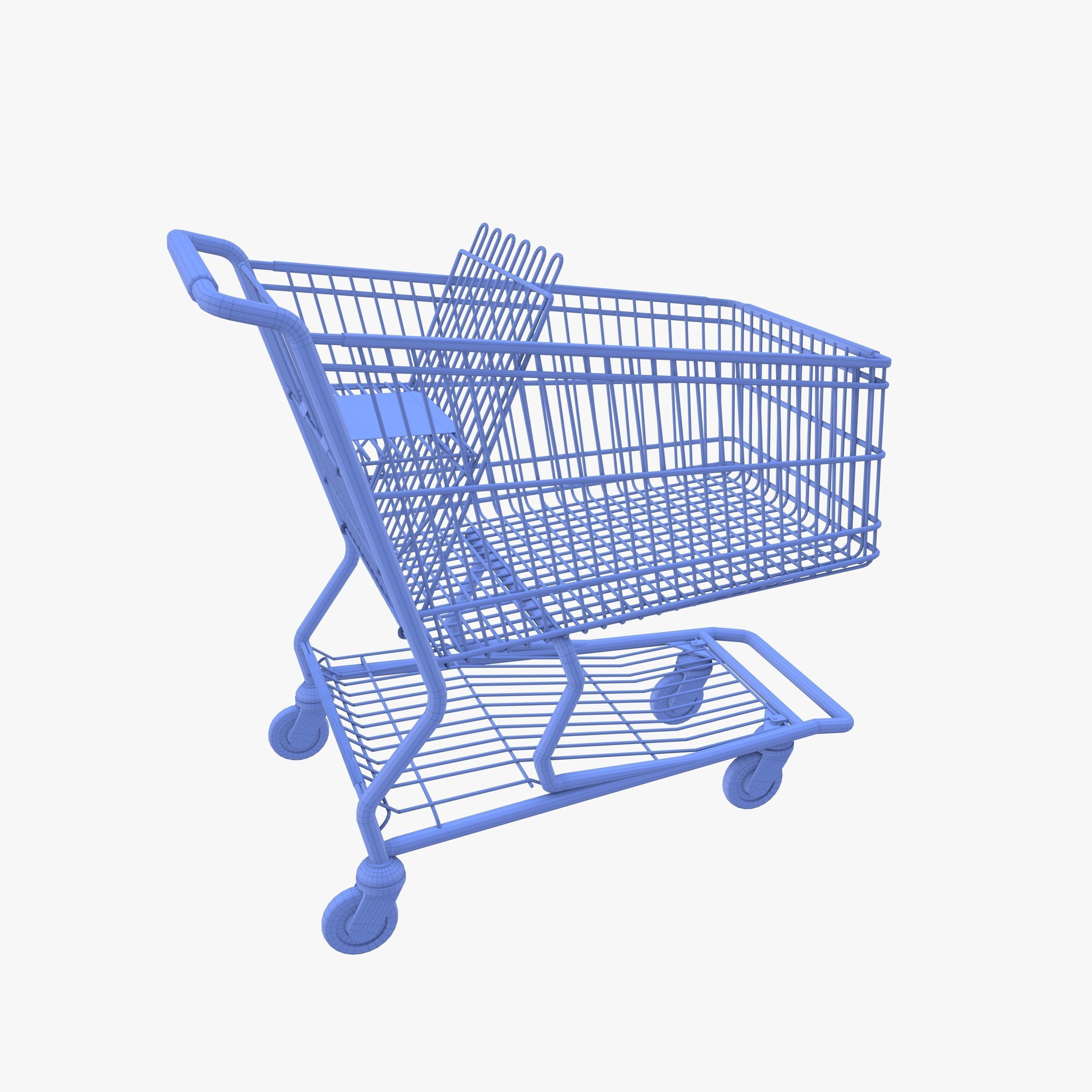 Shopping cart v6 3D model_18