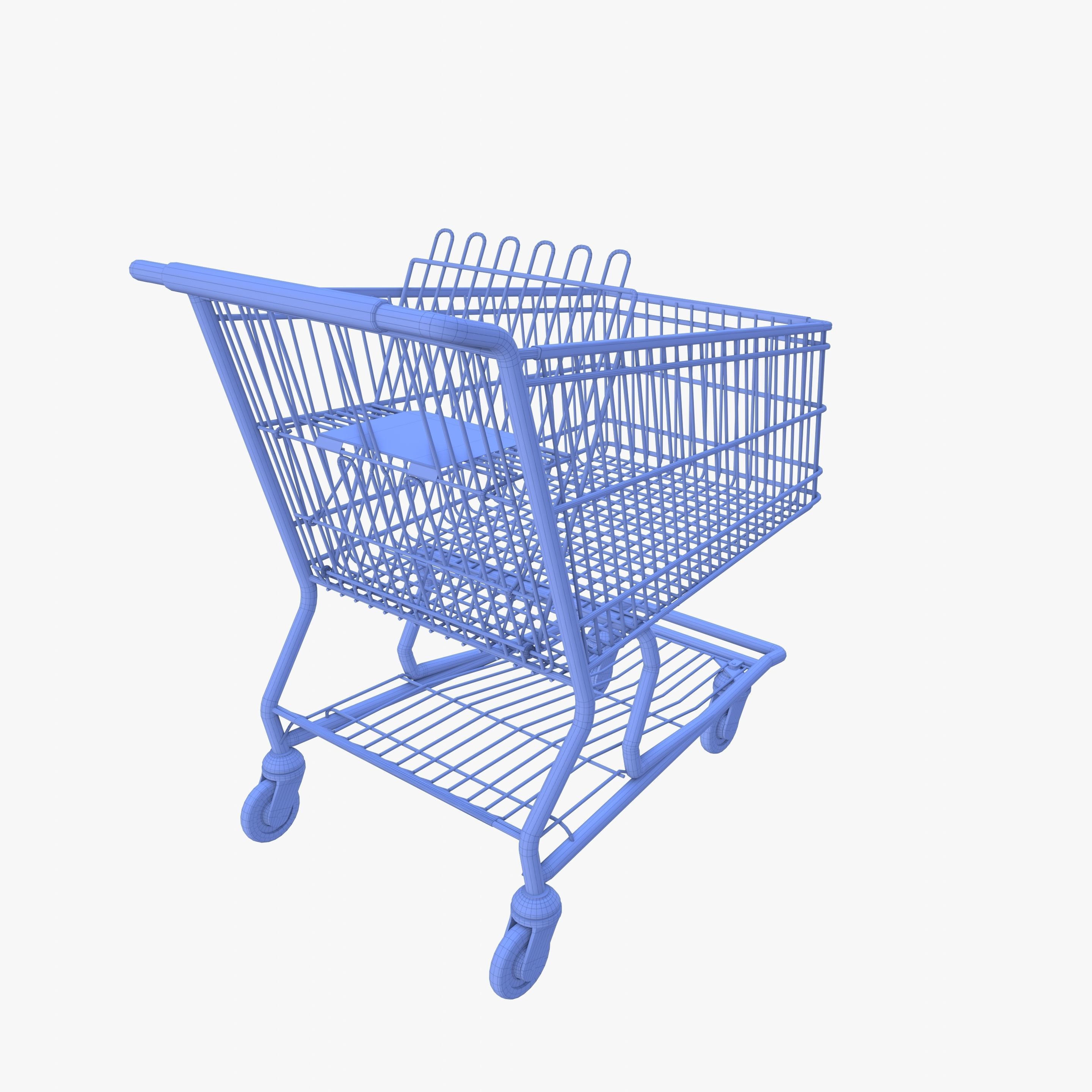 Shopping cart v6 3D model_17