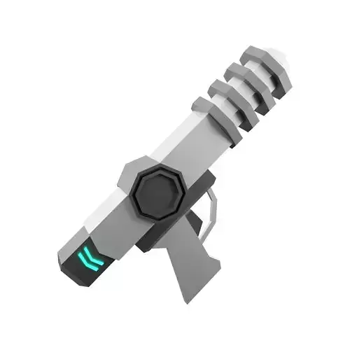 3d  Sci - Fi shotguns for shooting in space icon