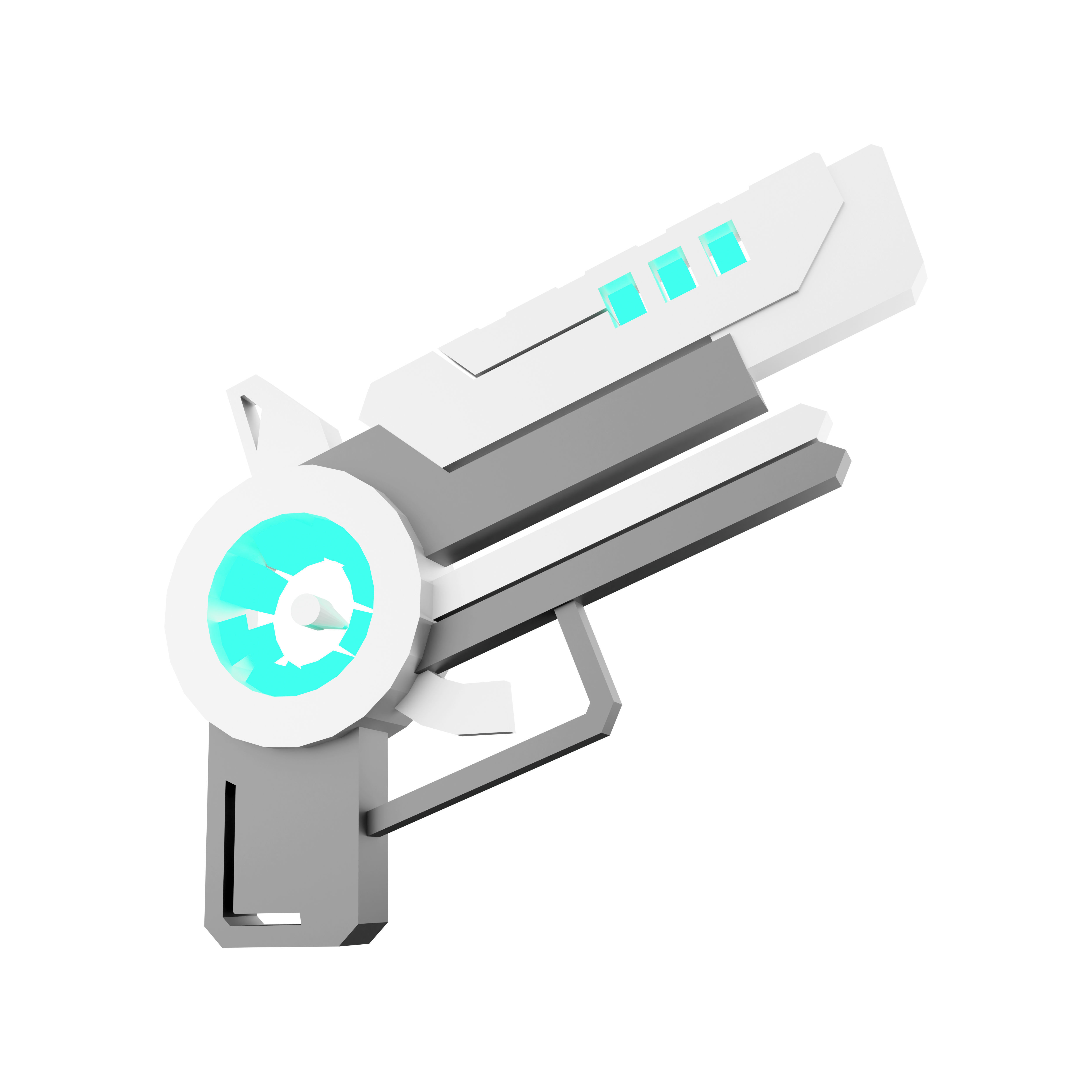 3d weapon of the future  energized icon 3D model_1