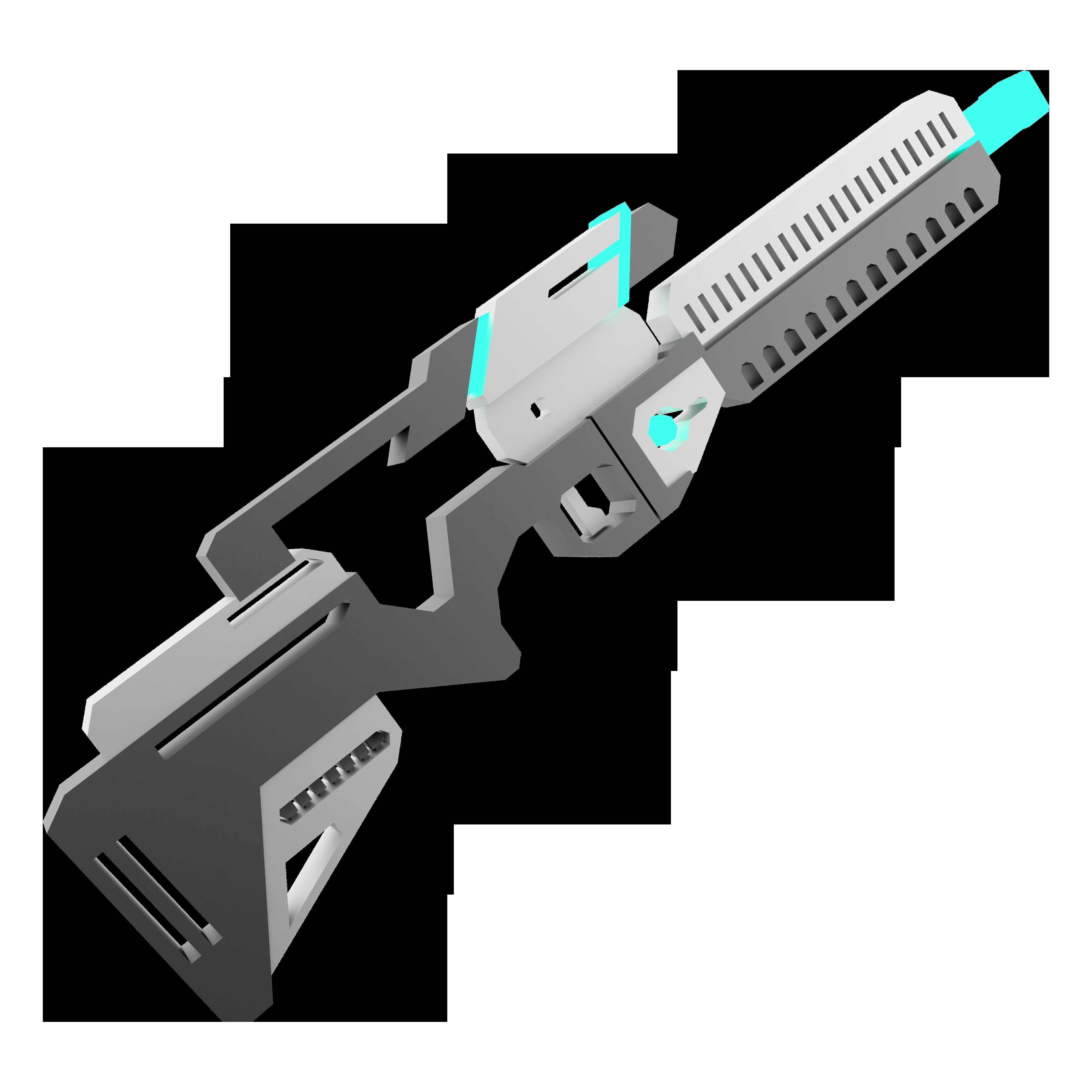 3d cartoon retro space blaster icon 3D model | CGTrader