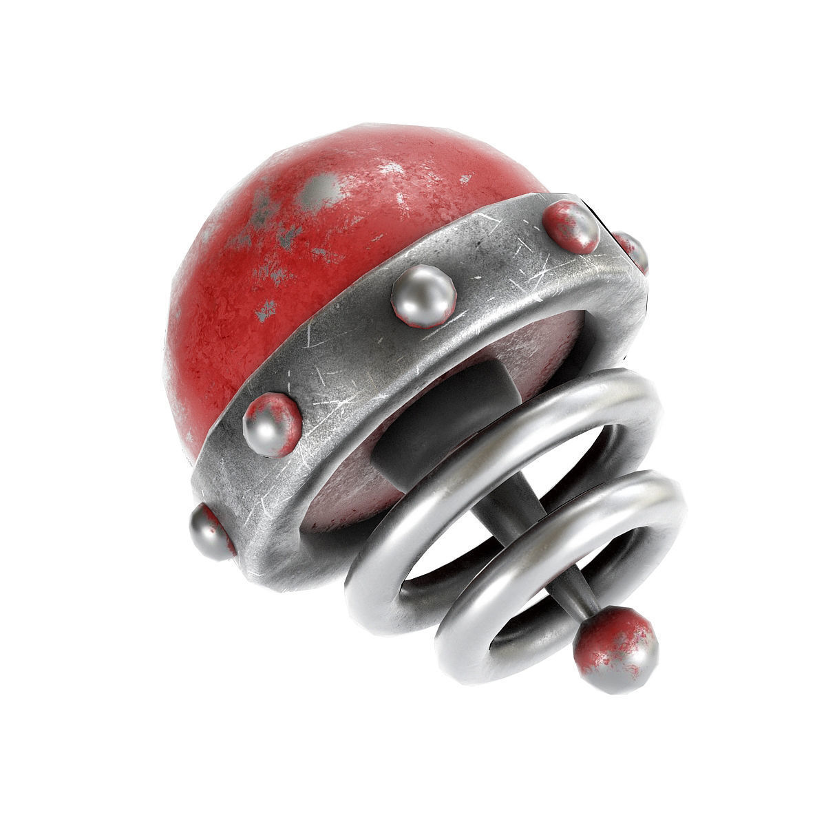 stylized level modular platformer pack Low-poly 3D model_6