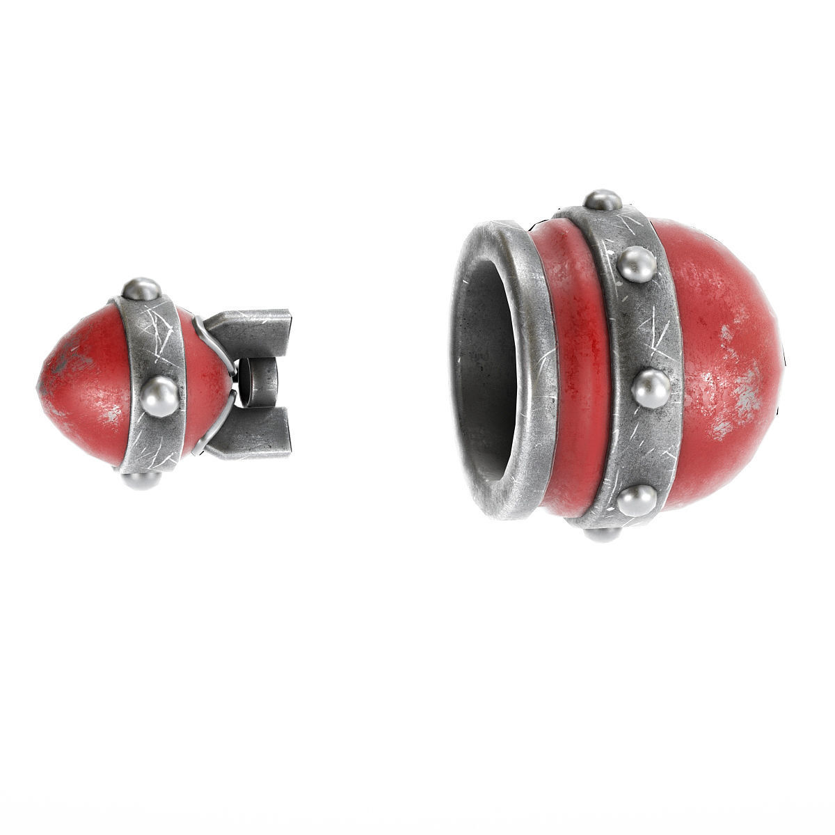 stylized level modular platformer pack Low-poly 3D model_4