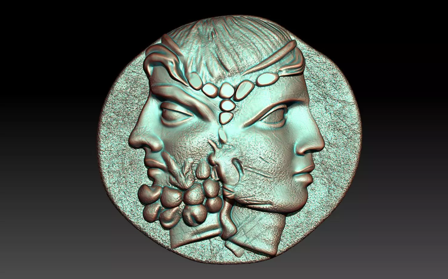 ancient coins 3D print model