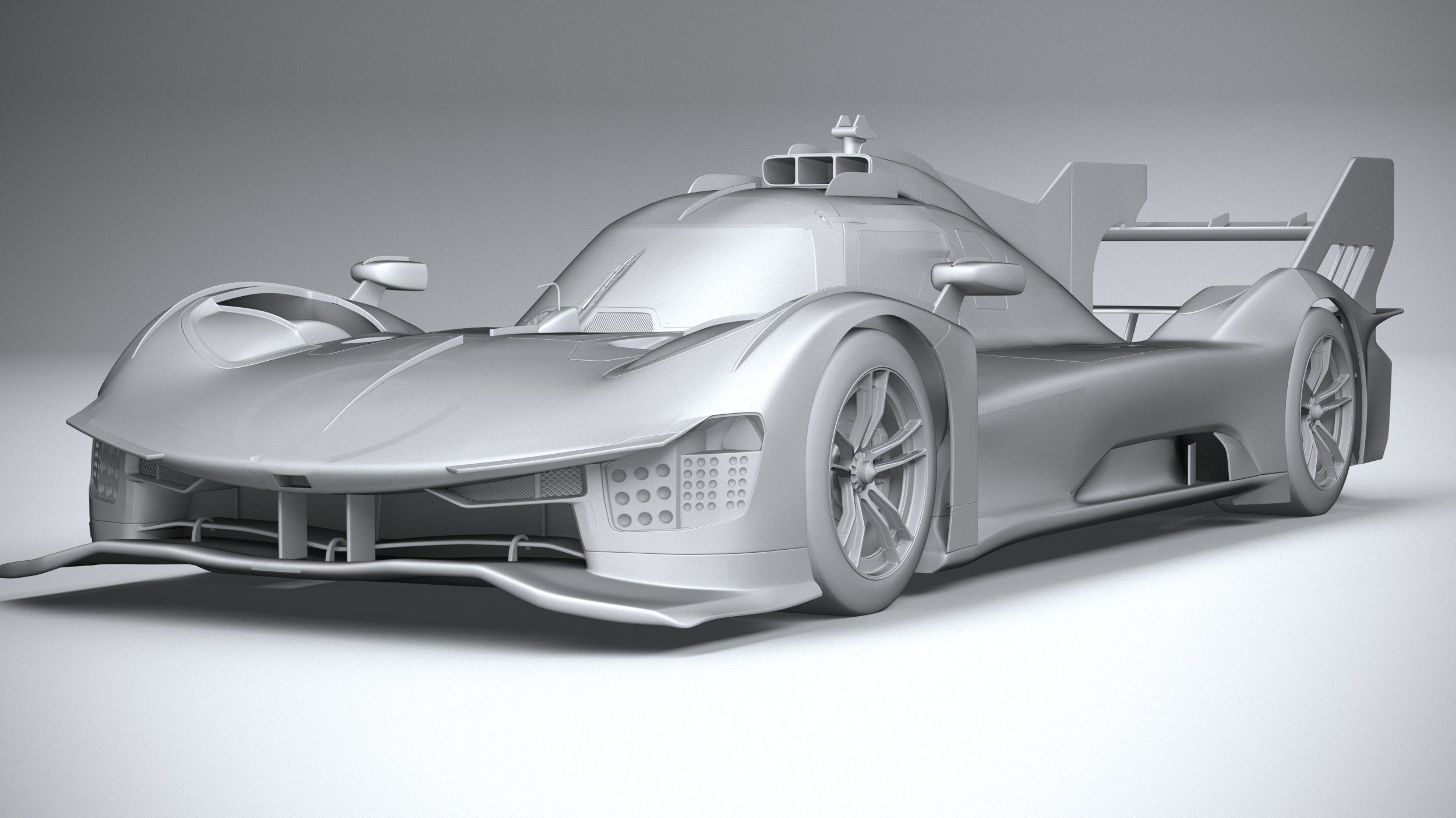 Ferrari 499P Racecar 2023 3D model_20