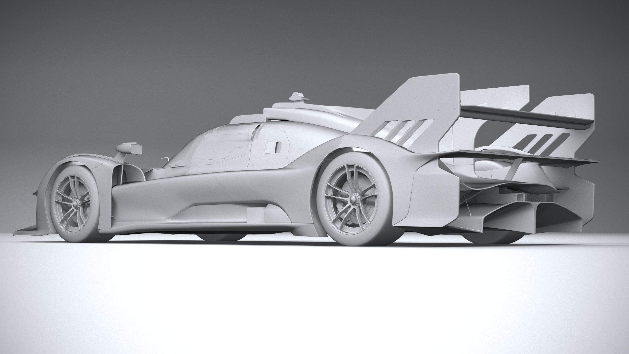 Ferrari 499P Racecar 2023 3D model_21