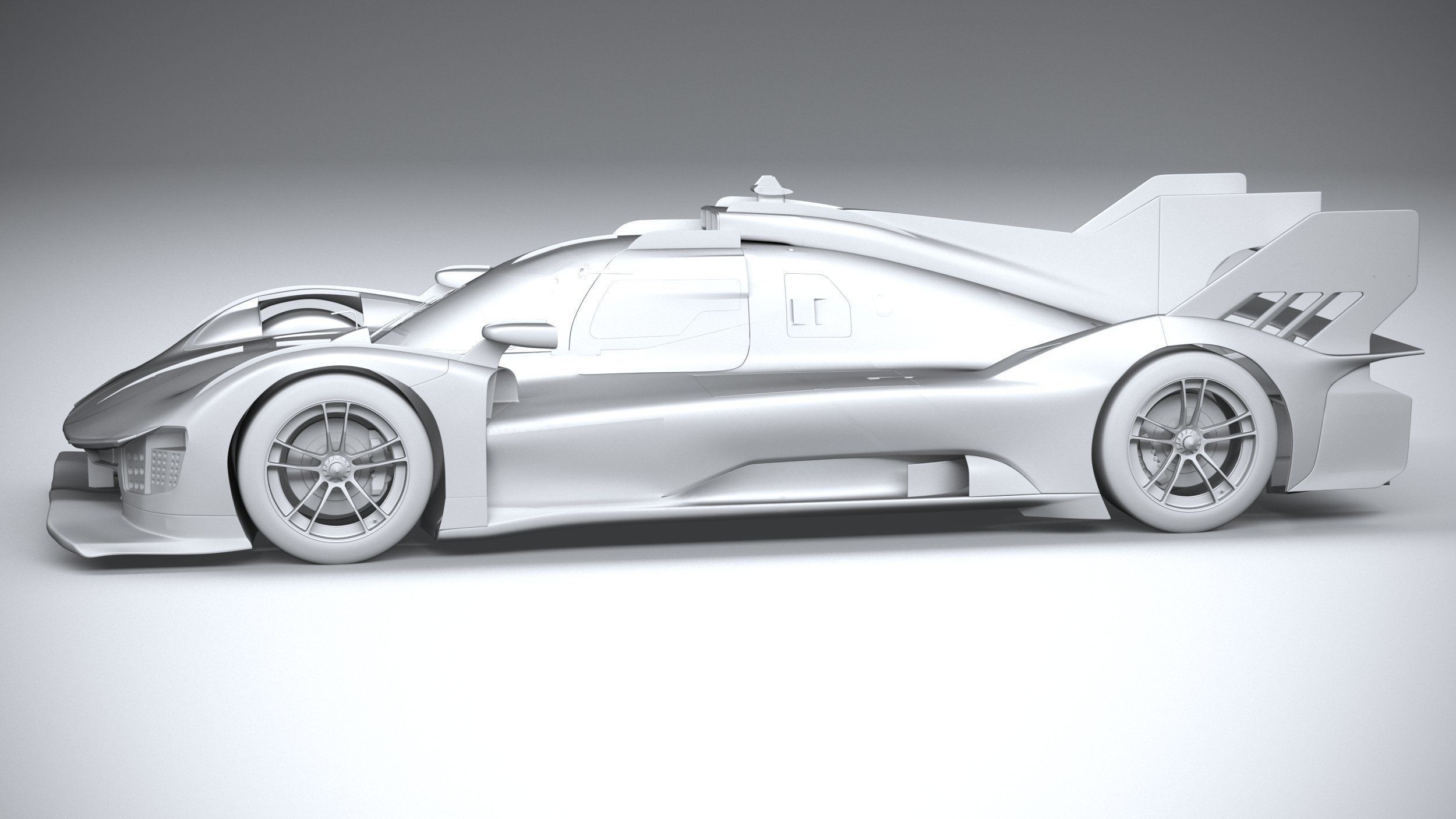 Ferrari 499P Racecar 2023 3D model_22