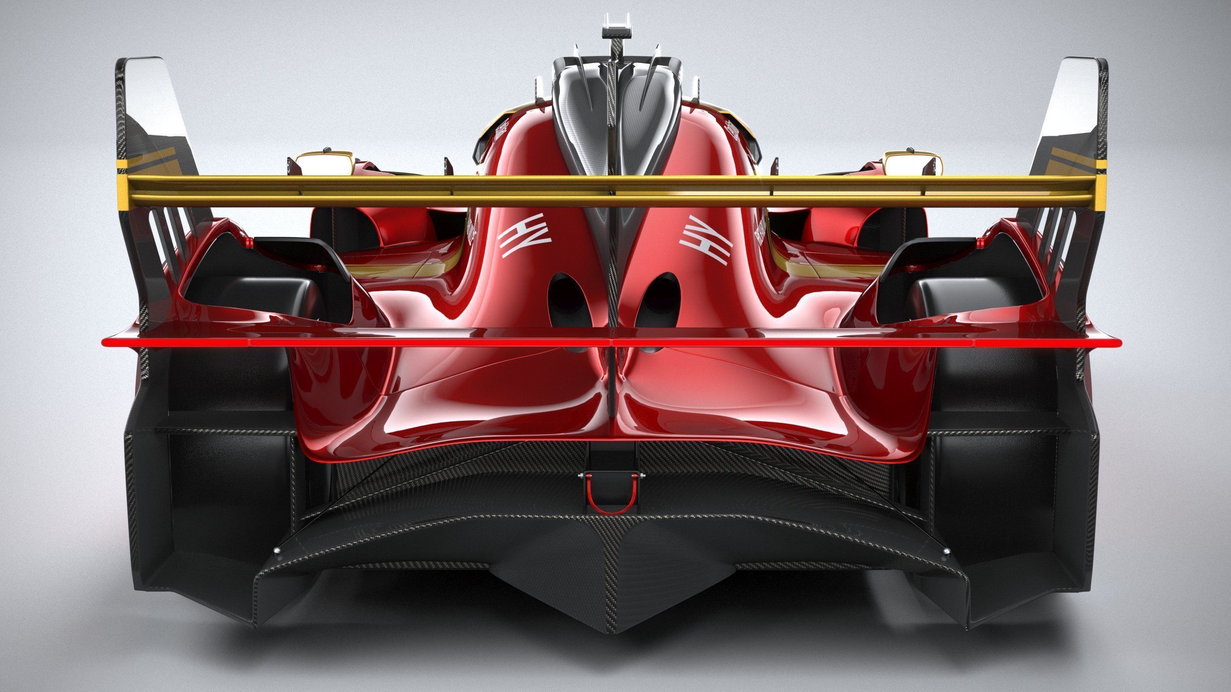 Ferrari 499P Racecar 2023 3D model_4