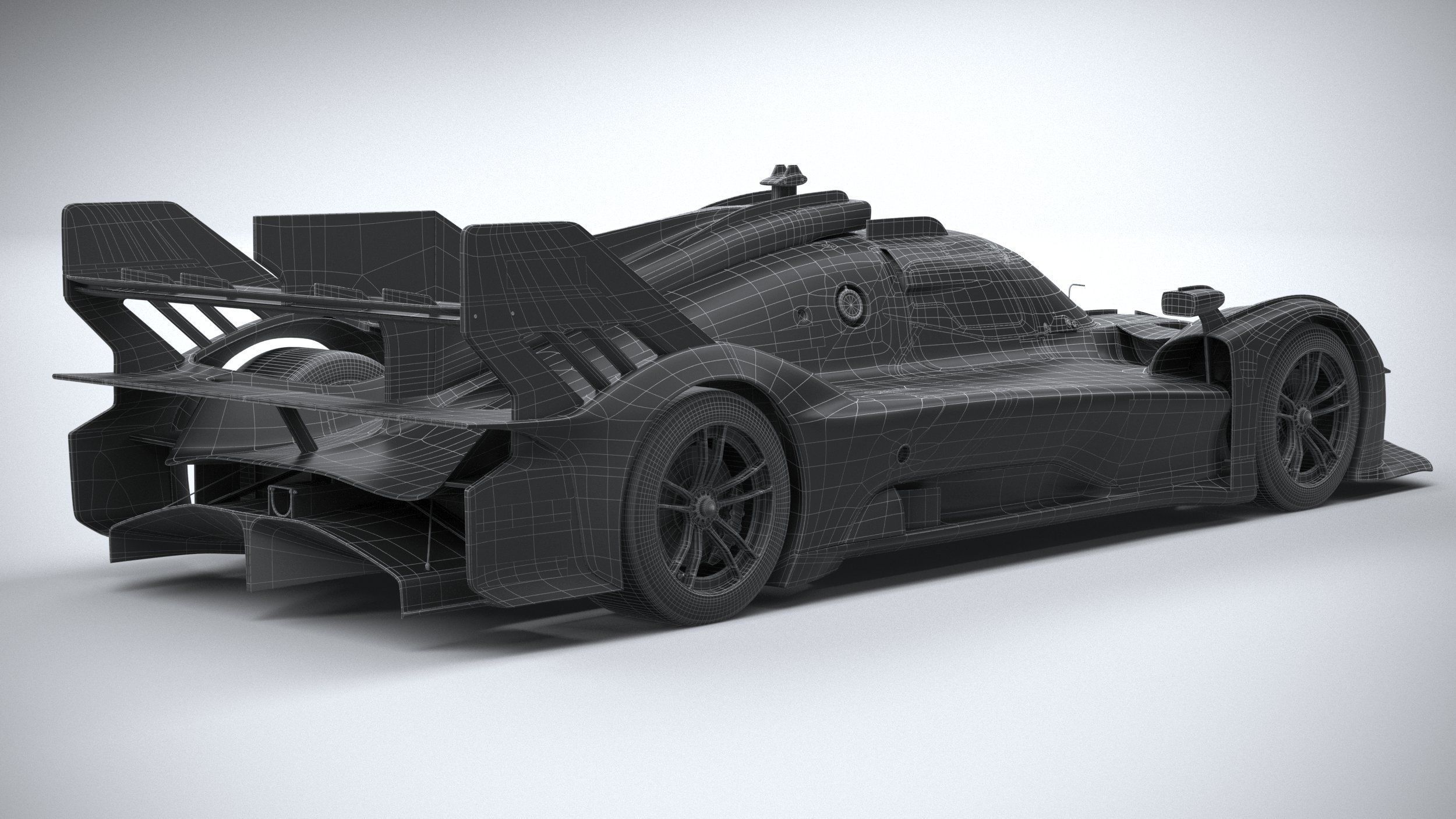 Ferrari 499P Racecar 2023 3D model_29