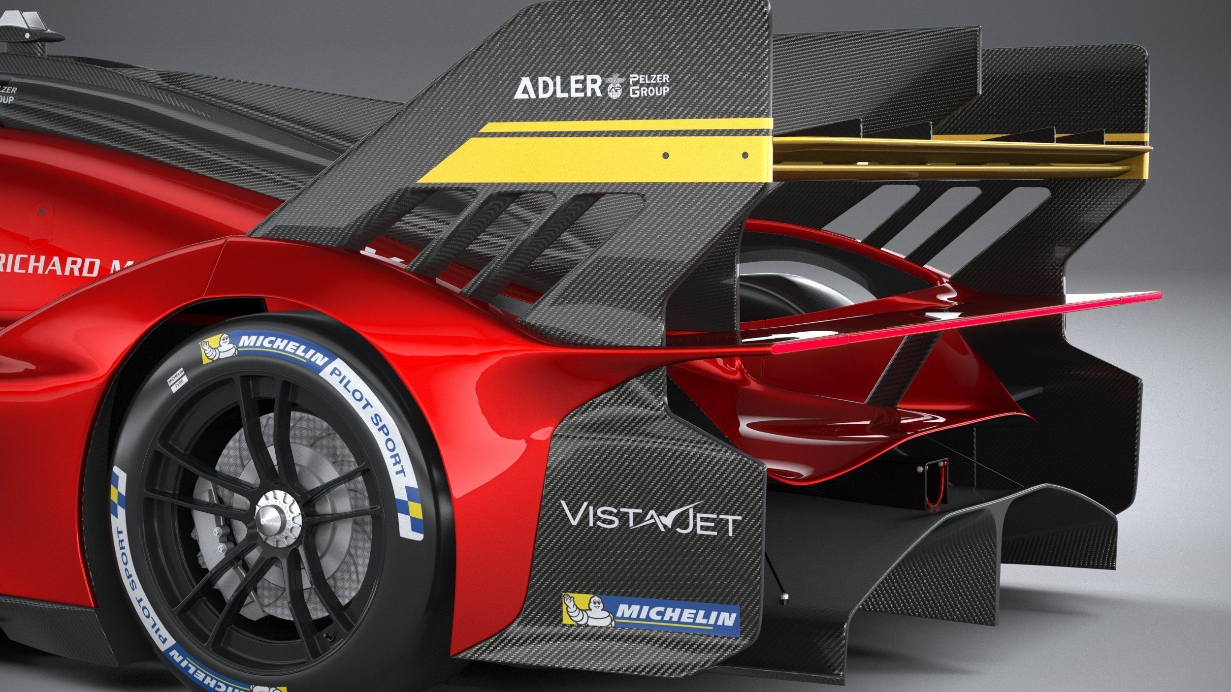 Ferrari 499P Racecar 2023 3D model_6