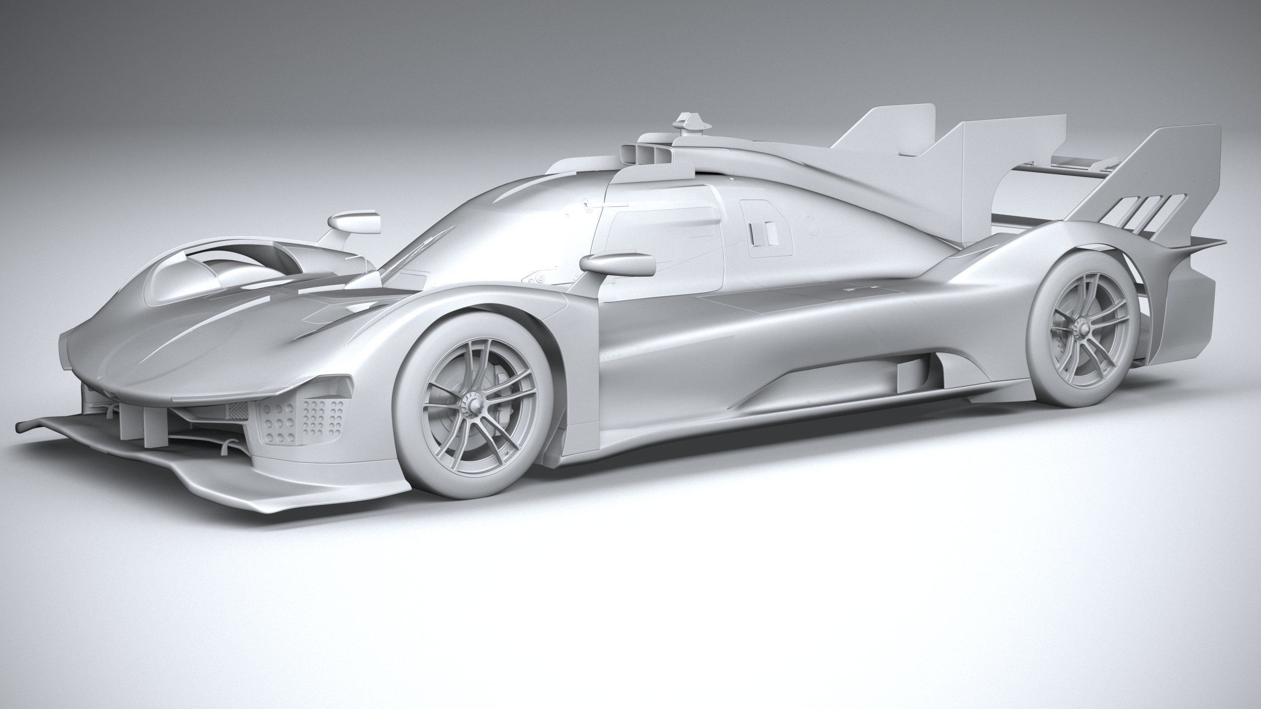 Ferrari 499P Racecar 2023 3D model_19