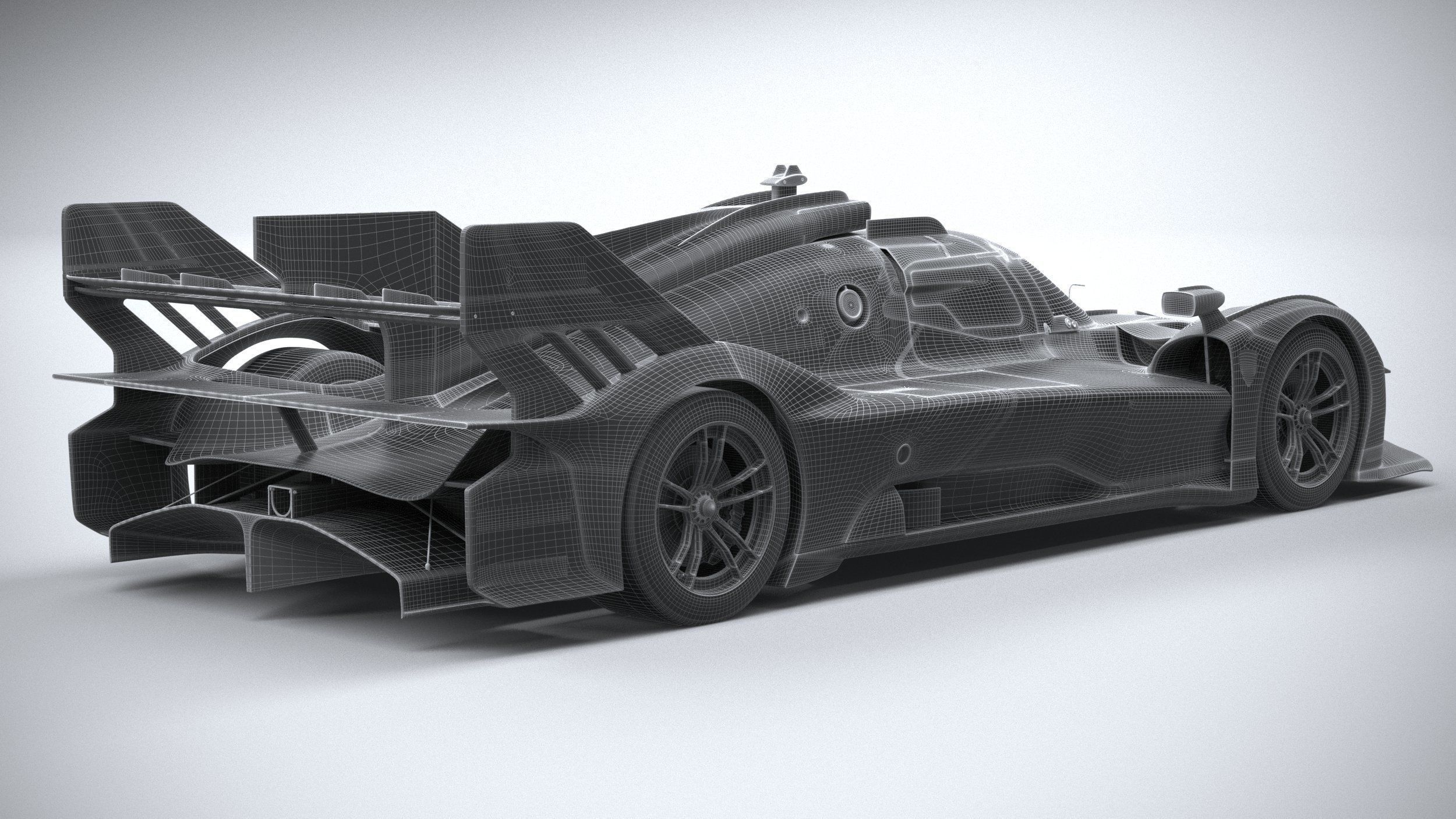 Ferrari 499P Racecar 2023 3D model_27