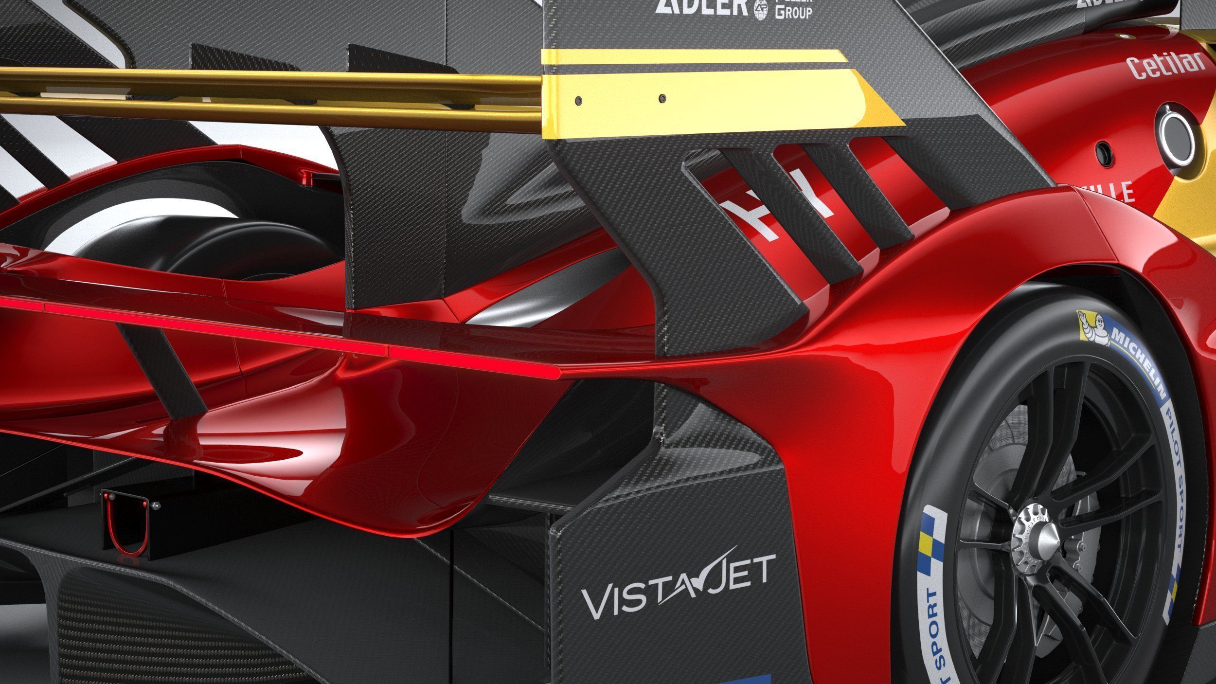 Ferrari 499P Racecar 2023 3D model_18