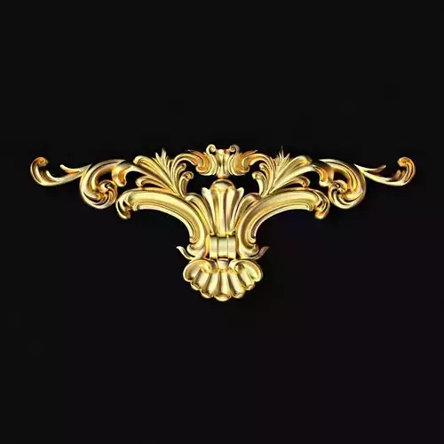 Central decor ornament for furniture