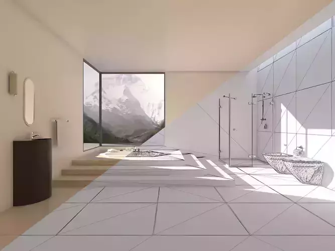 Bathroom 04 VR-ready