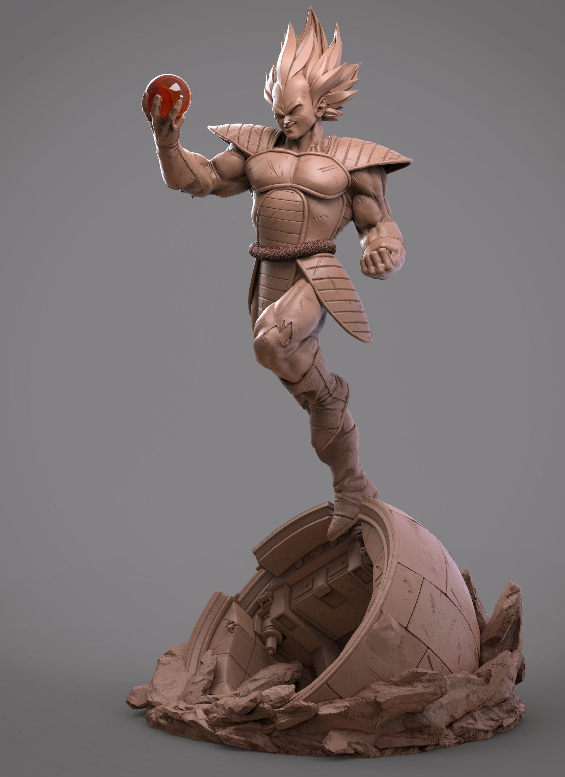 gradon ball Vegeta 3D print model_2