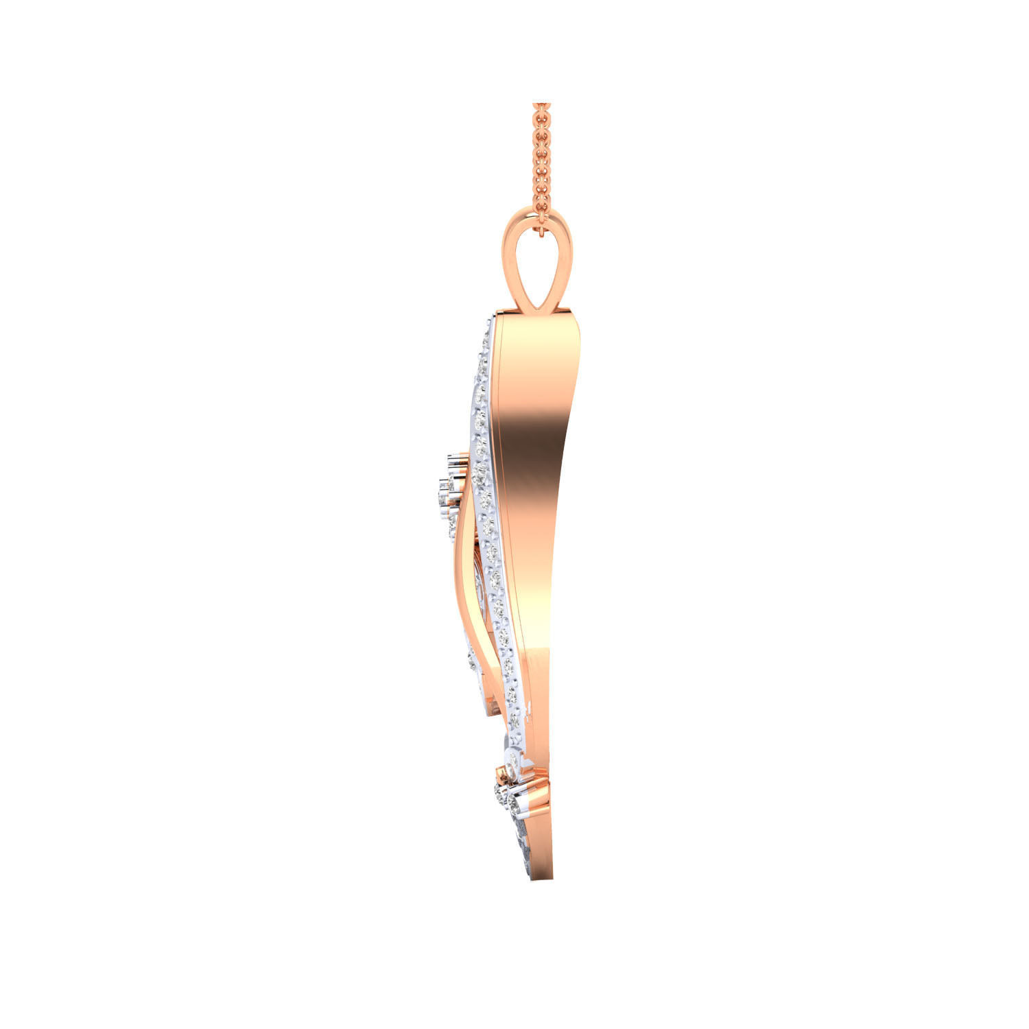Women Pendant STL OBJ FBX Renders Details 3D print model_9