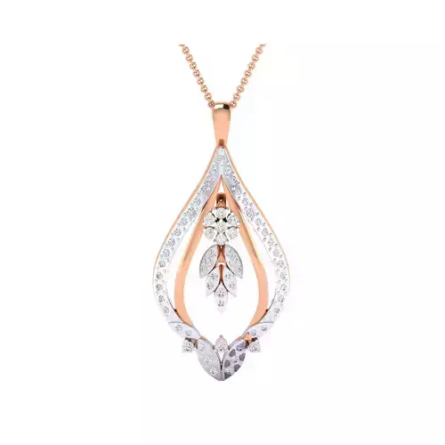 Women Pendant STL OBJ FBX Renders Details