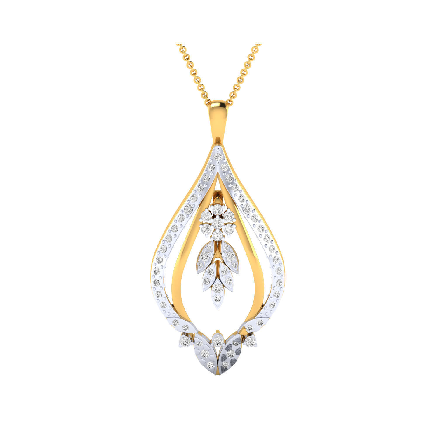 Women Pendant STL OBJ FBX Renders Details 3D print model_17