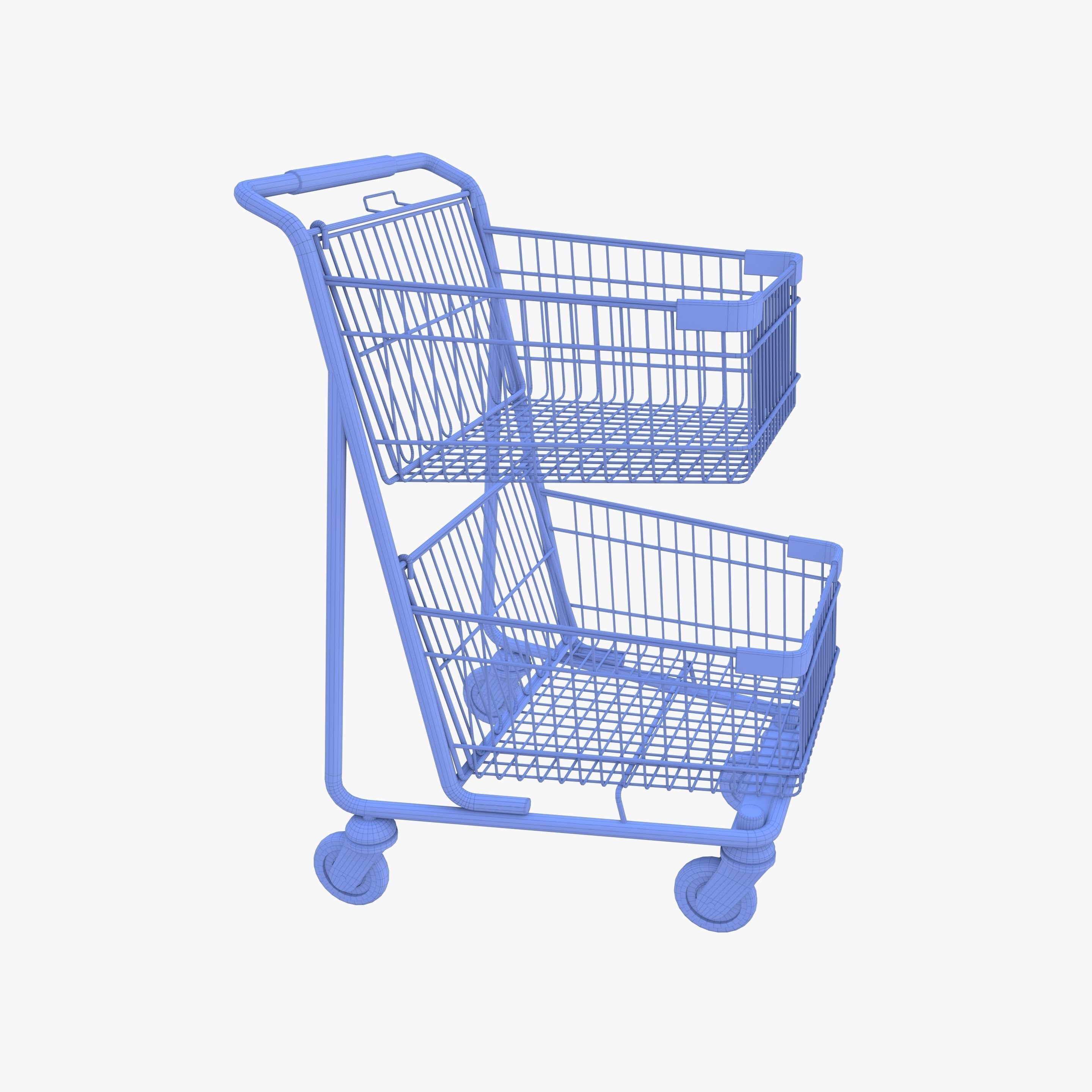 Shopping cart v9 3D model_20