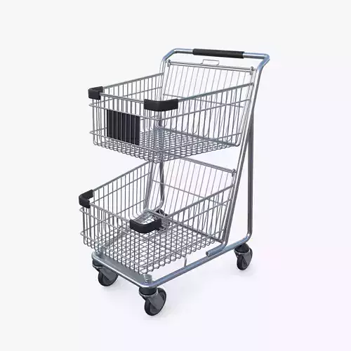 Shopping cart v9 3D model