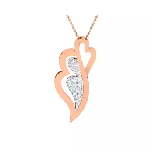 Women Pendant STL OBJ FBX Renders Details
